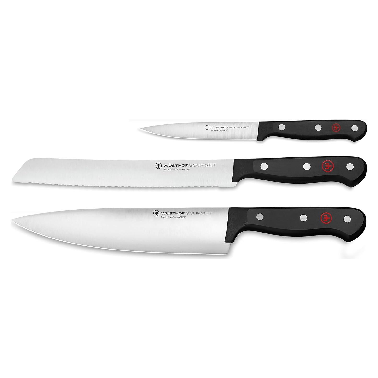 Juego de cuchillos de chef 3 piezas WÜSTHOF Gourmet 20.3 cm