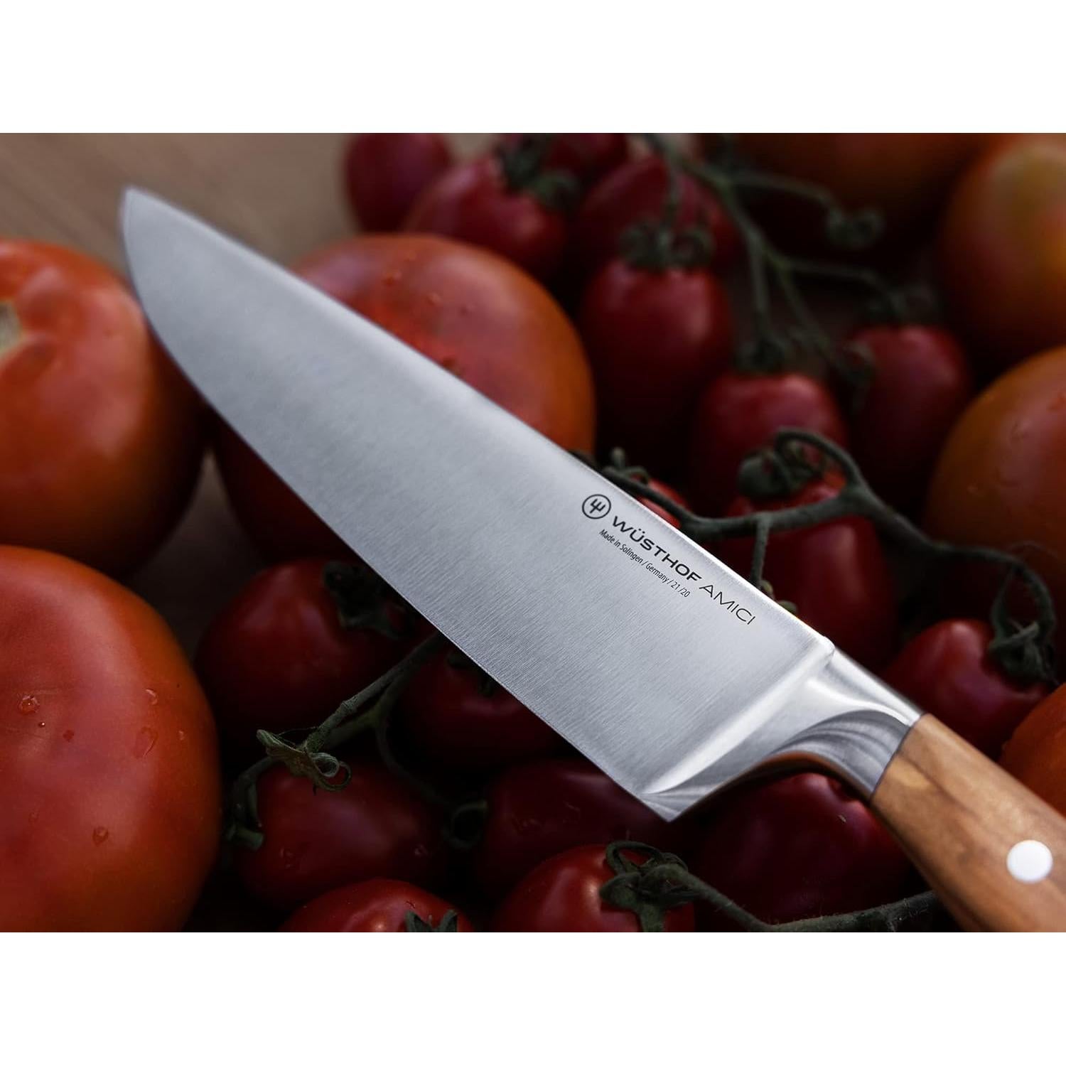 Cuchillo de Chef Wüsthof Amici 20.32 cm Beige Forjado