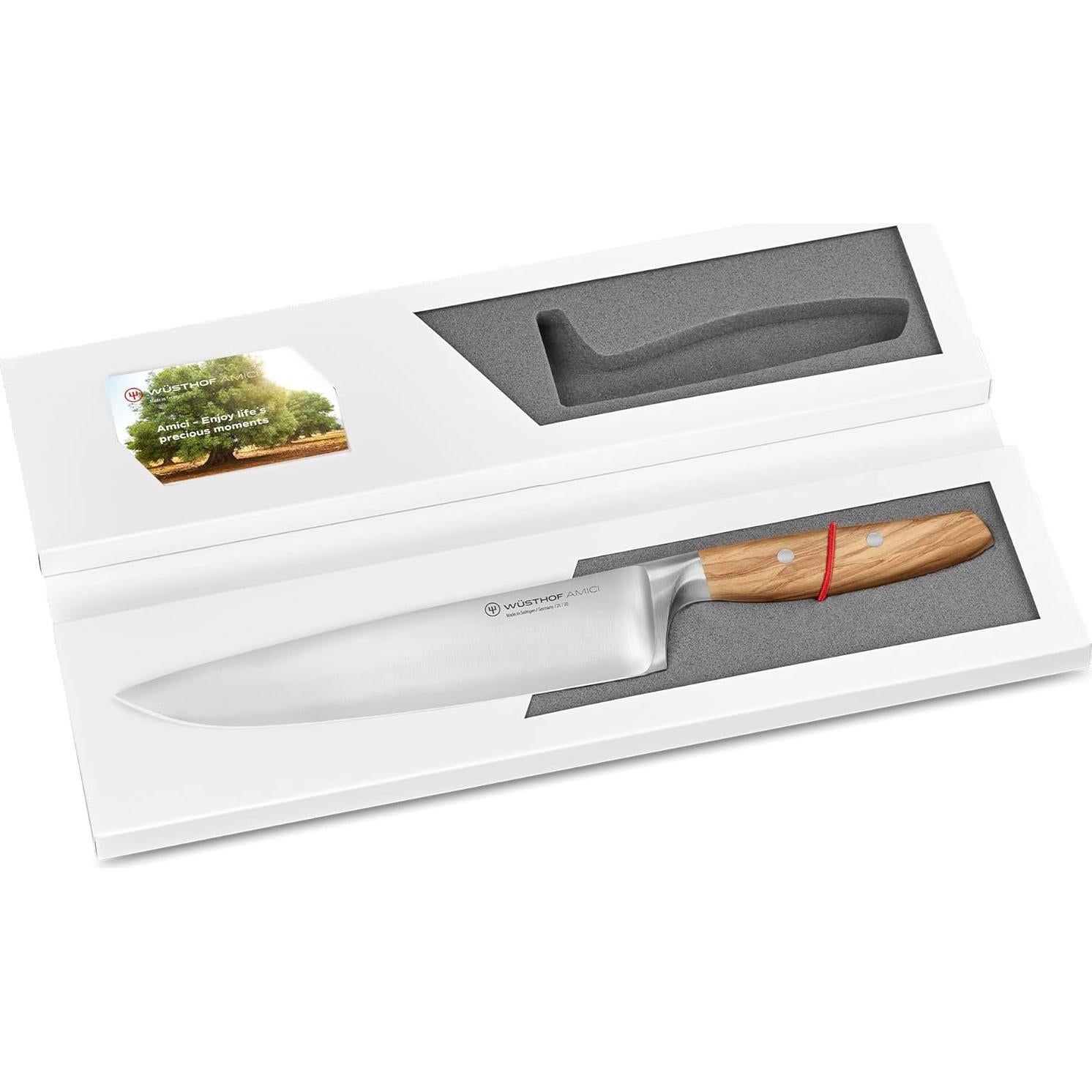Cuchillo de Chef Wüsthof Amici 20.32 cm Beige Forjado