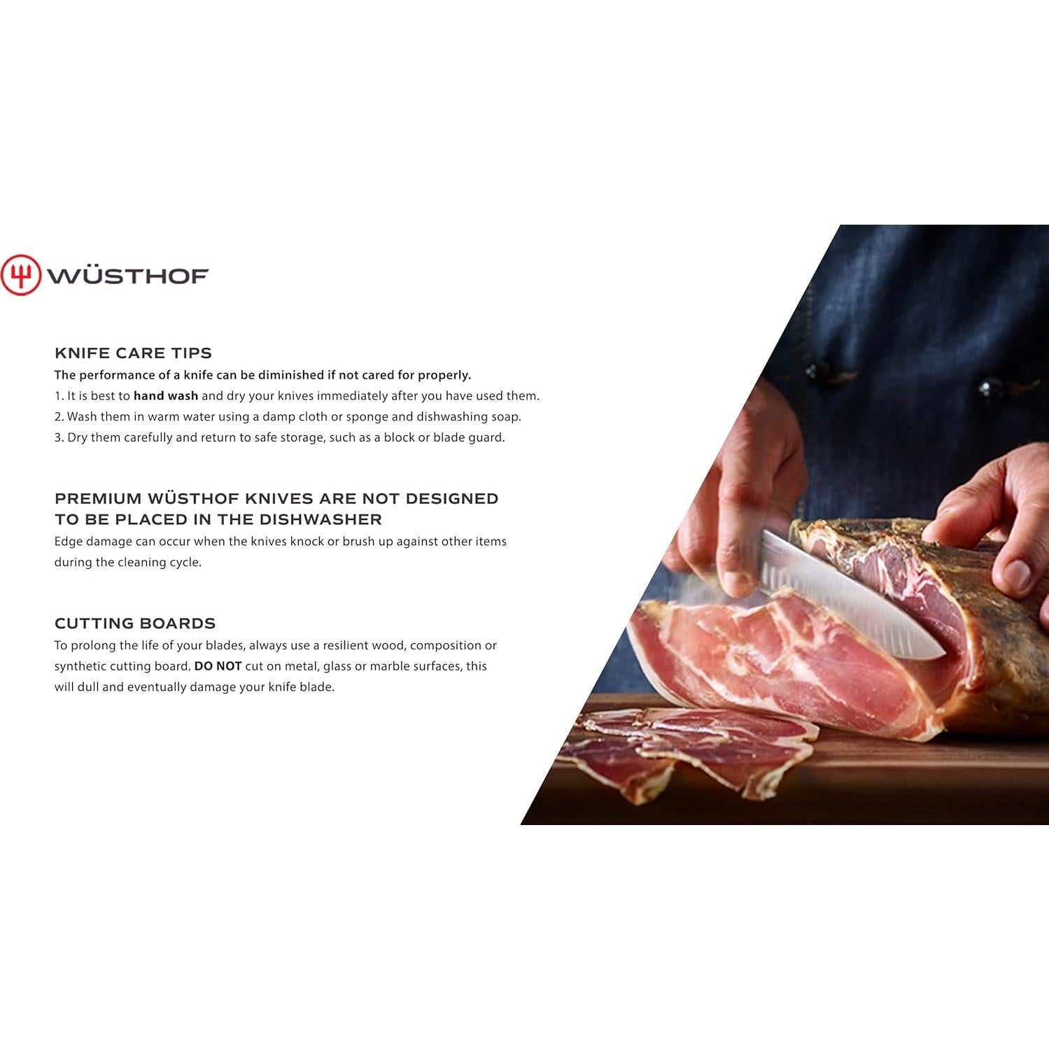 Cuchillo Utilitario WÜSTHOF Classic 12 cm Acero Inoxidable Negro