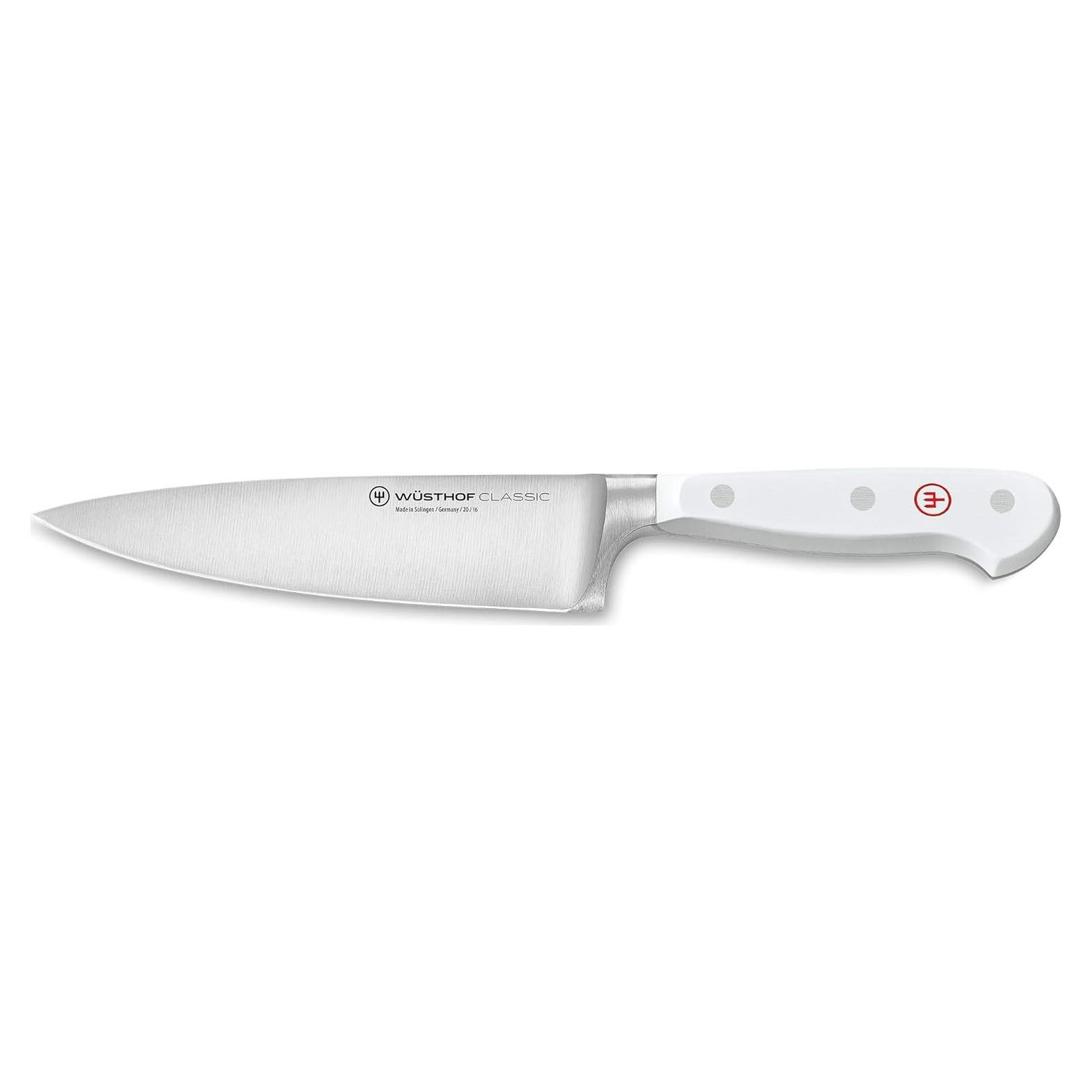 Cuchillo de Chef Wüsthof Clásico Blanco 15.2 cm Forjado