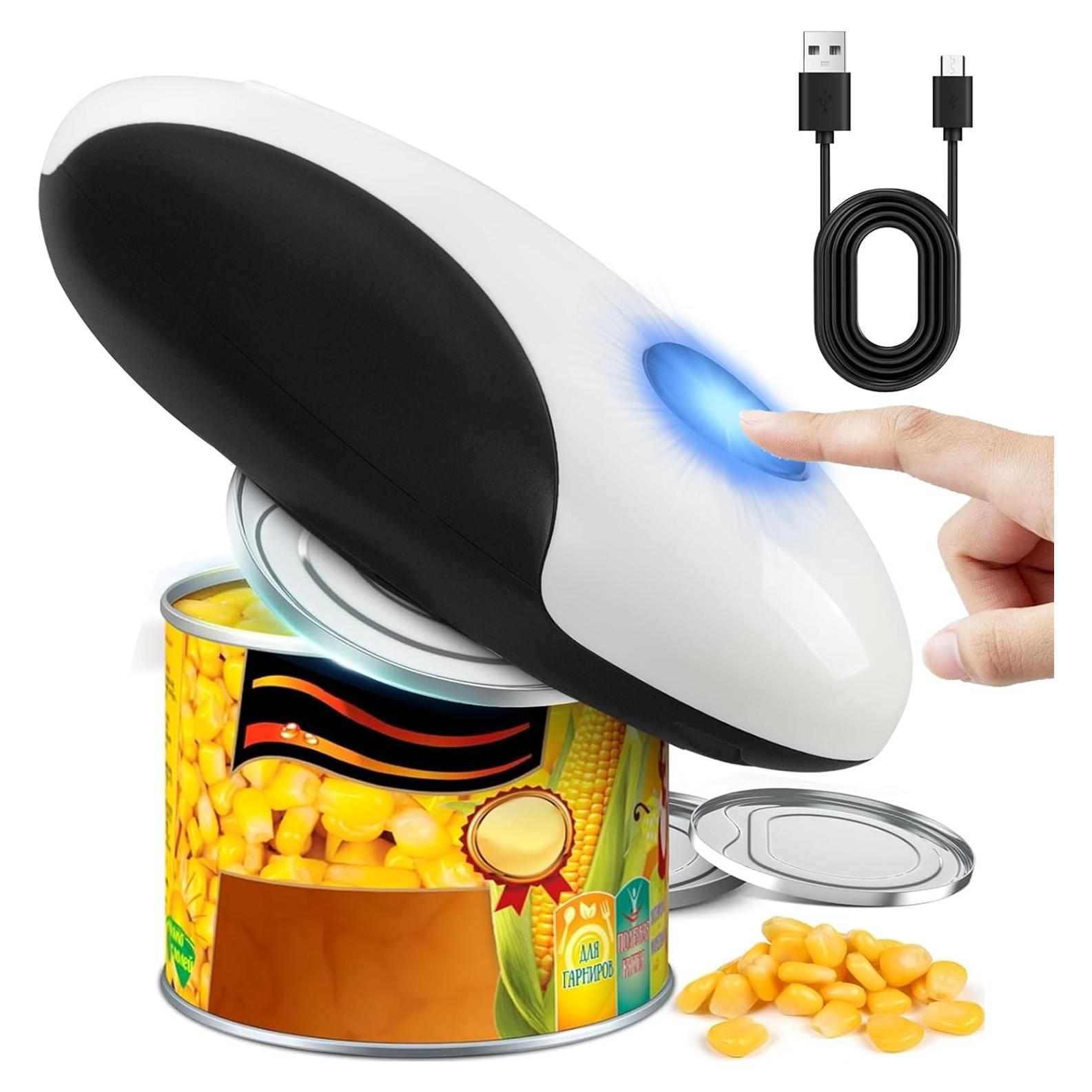 Abrelatas Eléctrico Pyxfeiiu Automático USB 408g Manos Libres