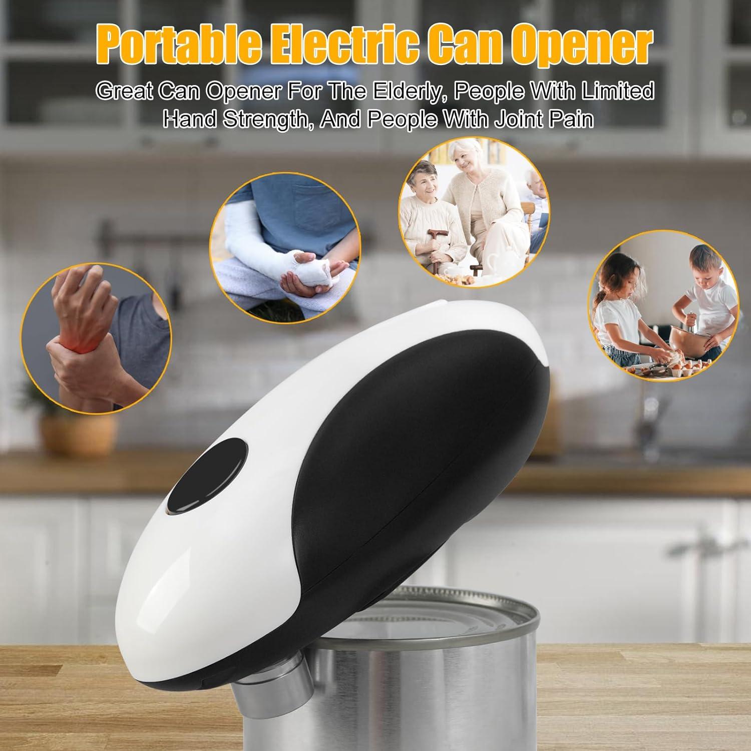 Abrelatas Eléctrico Pyxfeiiu Automático USB 408g Manos Libres