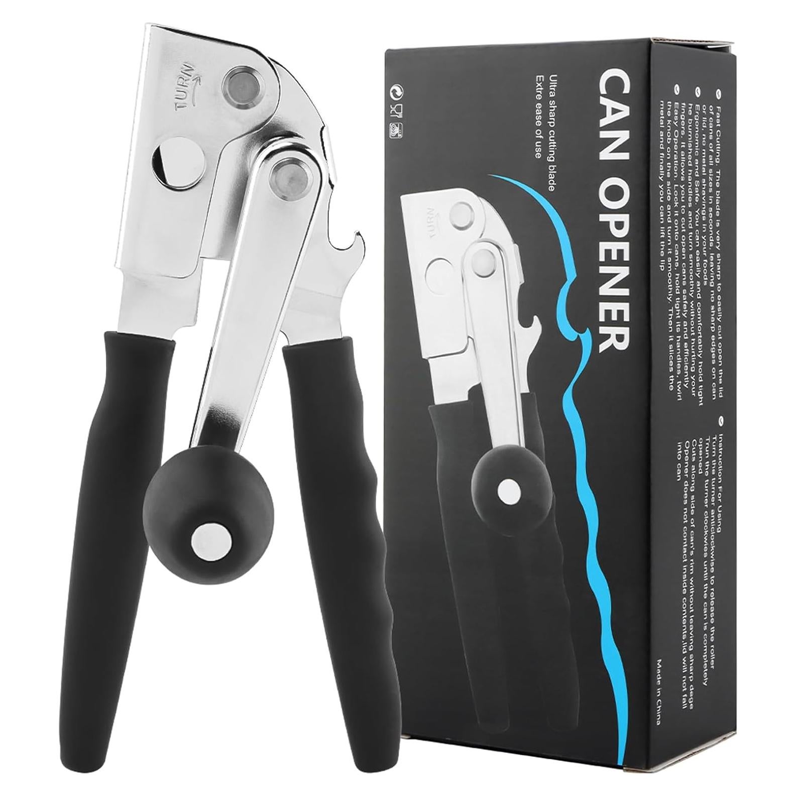 Abrelatas Manual NINEFOX Ergonómico Acero Inoxidable 22.5 cm