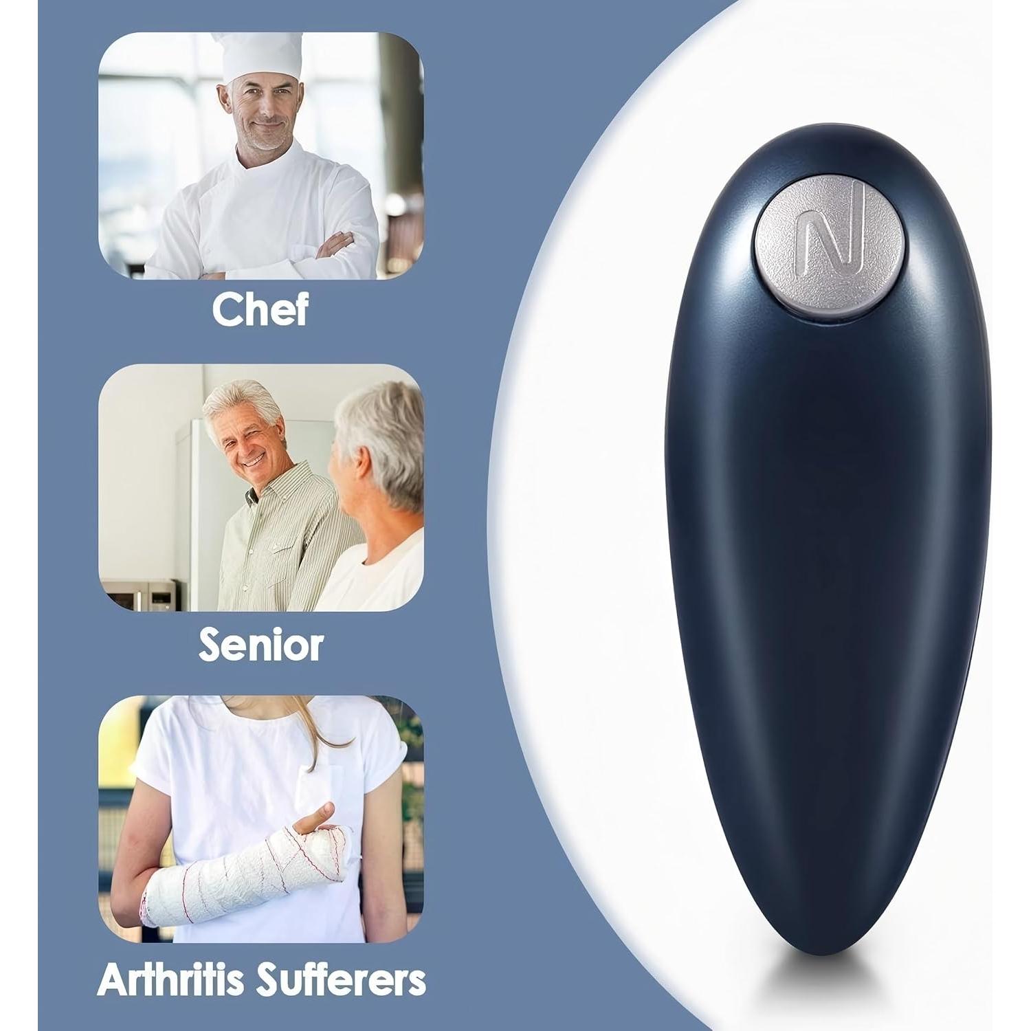 Abrelatas Eléctrico GTComexpet TC02, Automático y Seguro