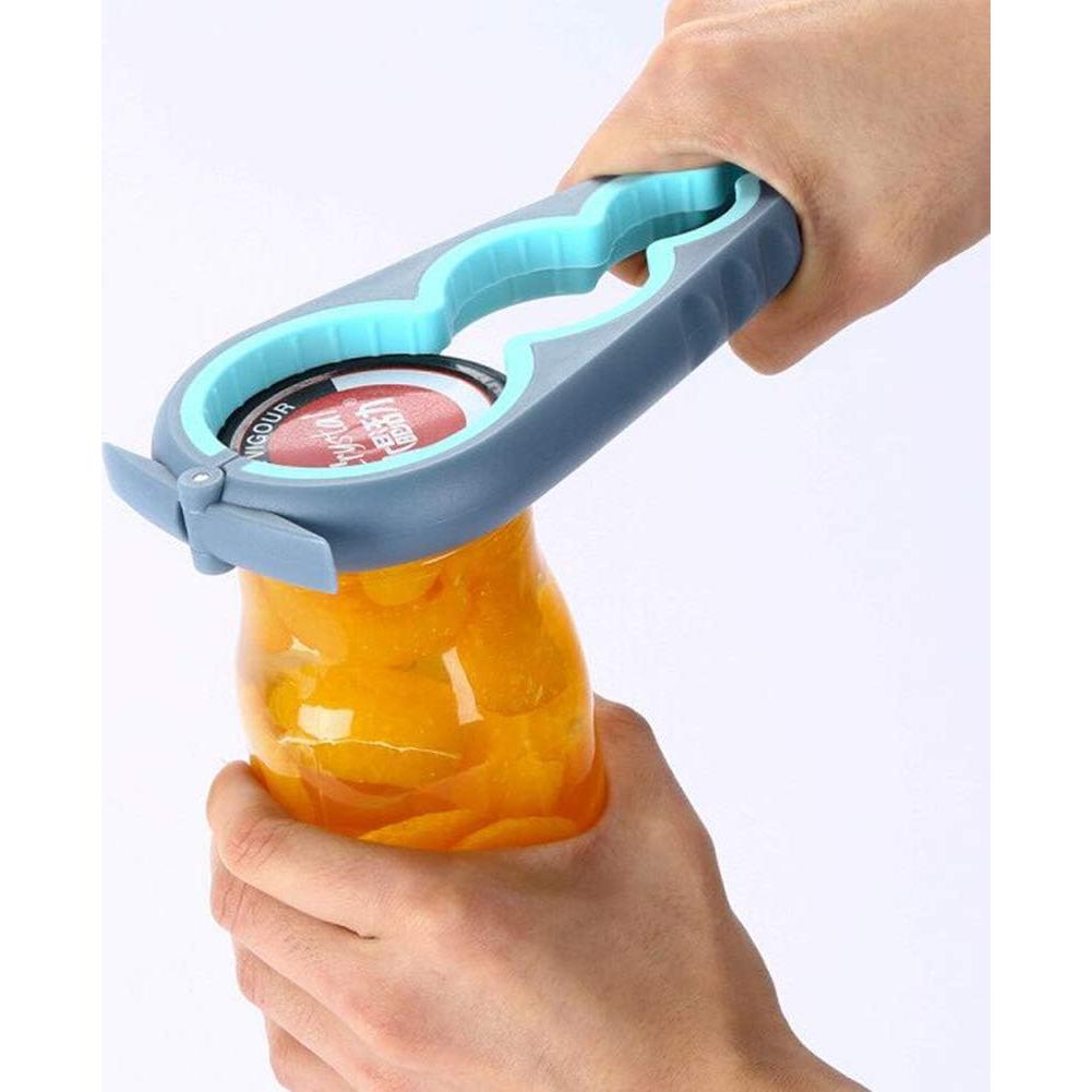 Abre frascos Otstar ergonómico para ancianos y artritis - Azul