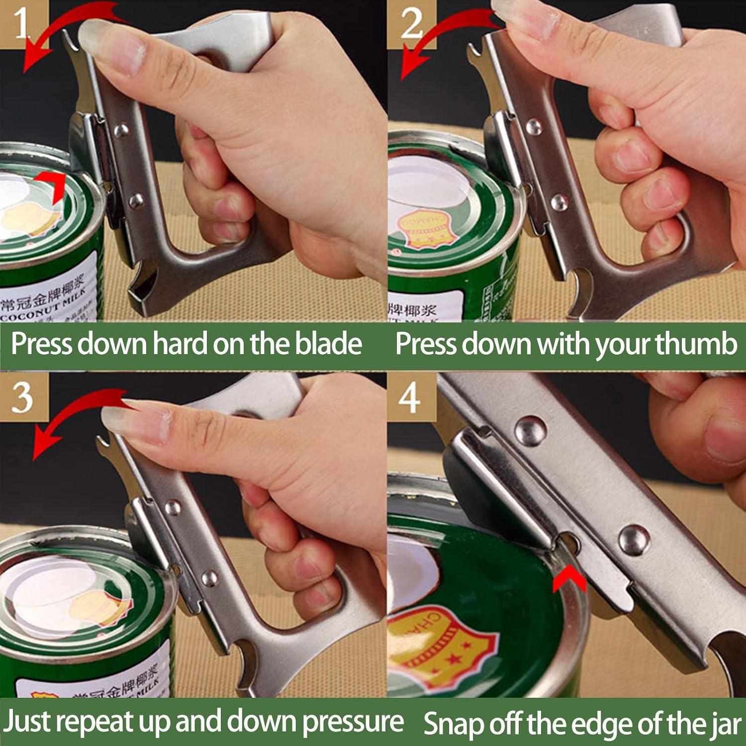 Abrebotellas Manual 2 en 1 SWEIBIAI Acero Inoxidable