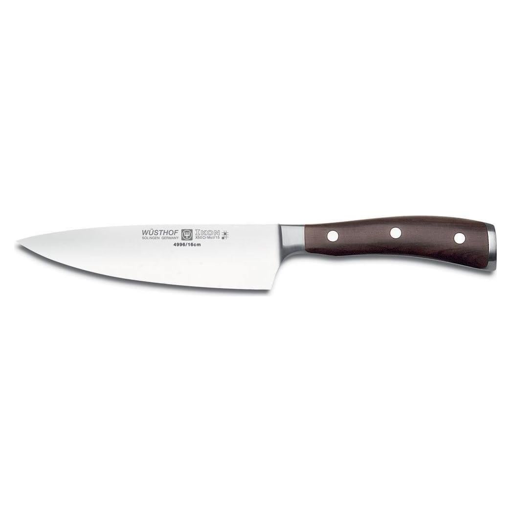 Cuchillo de Chef Wüsthof IKON 15.24 cm Marrón