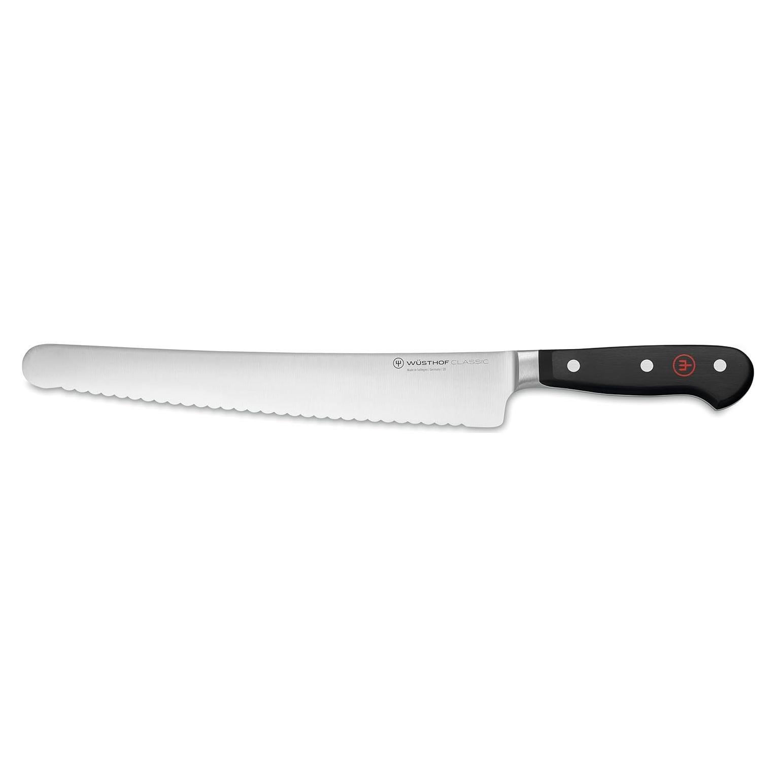 Cuchillo Super Slicer Wüsthof Classic 25.4 cm Negro