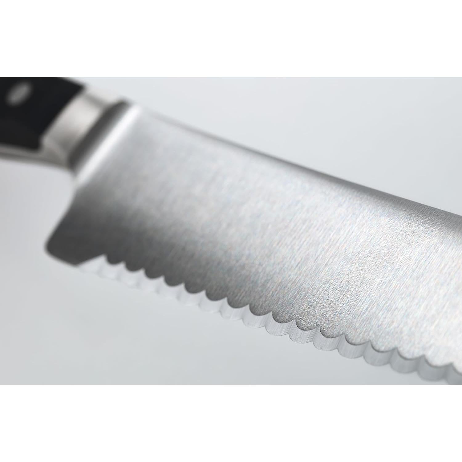 Cuchillo Super Slicer Wüsthof Classic 25.4 cm Negro