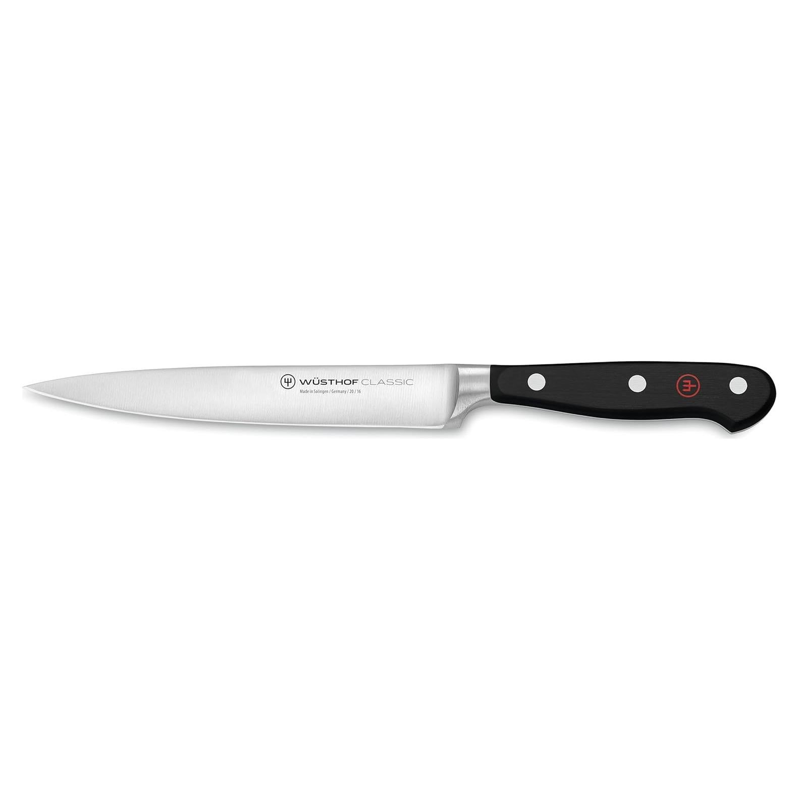 Cuchillo de Utilidad WÜSTHOF 15.24 cm Negro Forjado