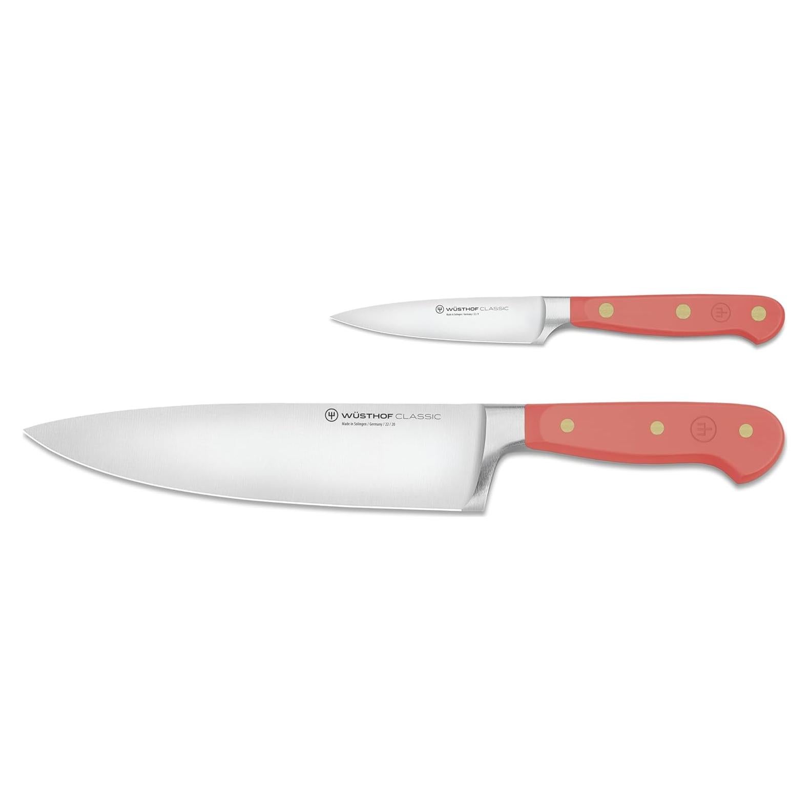 Set de Cuchillos de Chef WÜSTHOF Classic 2 Piezas Coral Peach