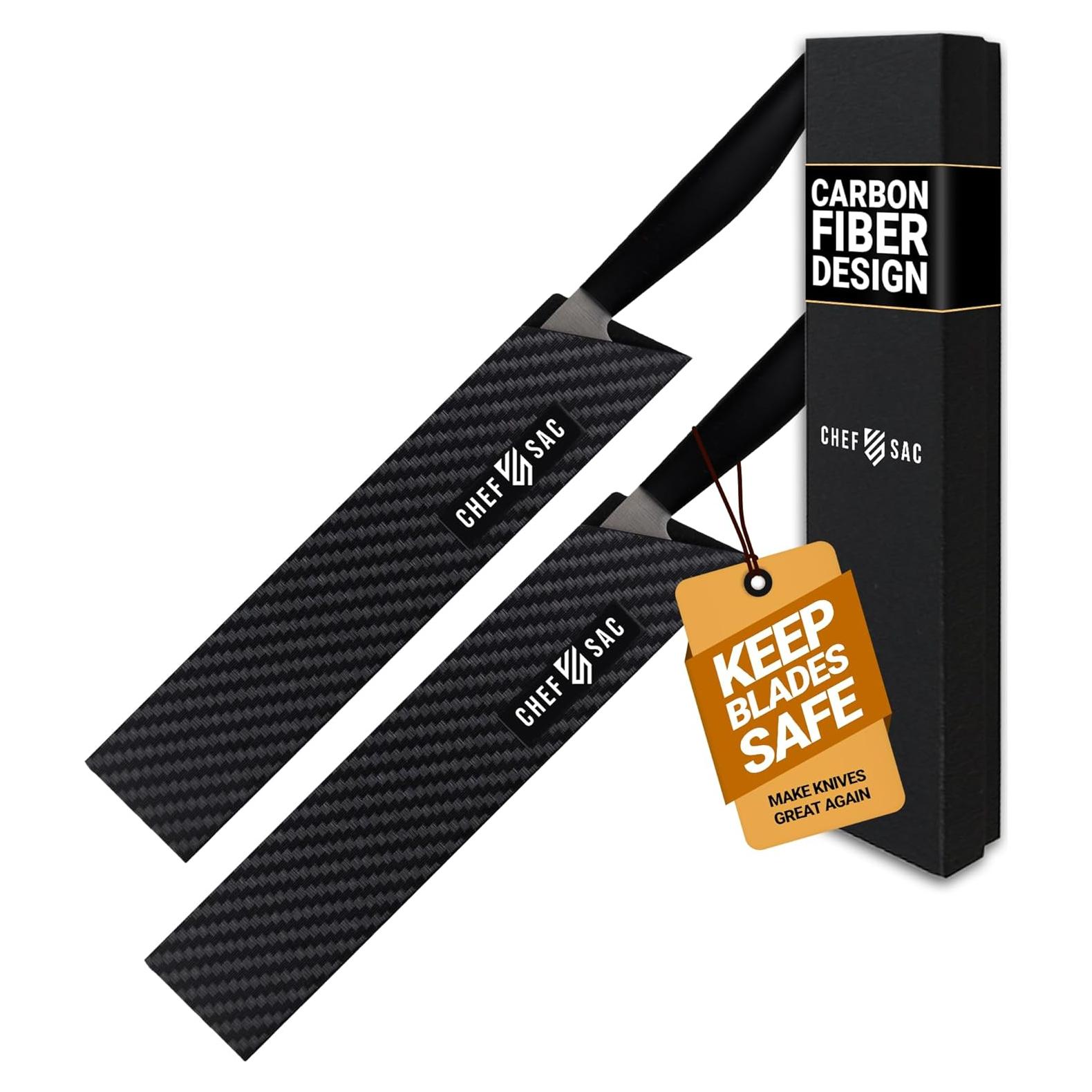 Cubiertas de Cuchillo Chef Sac 21.6 cm - 2 Pack con Forro de Fieltro