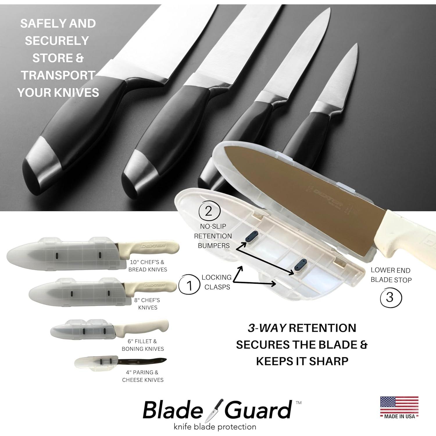 Cubierta Protectora para Cuchillos Blade Guard 10.16 cm Transparente