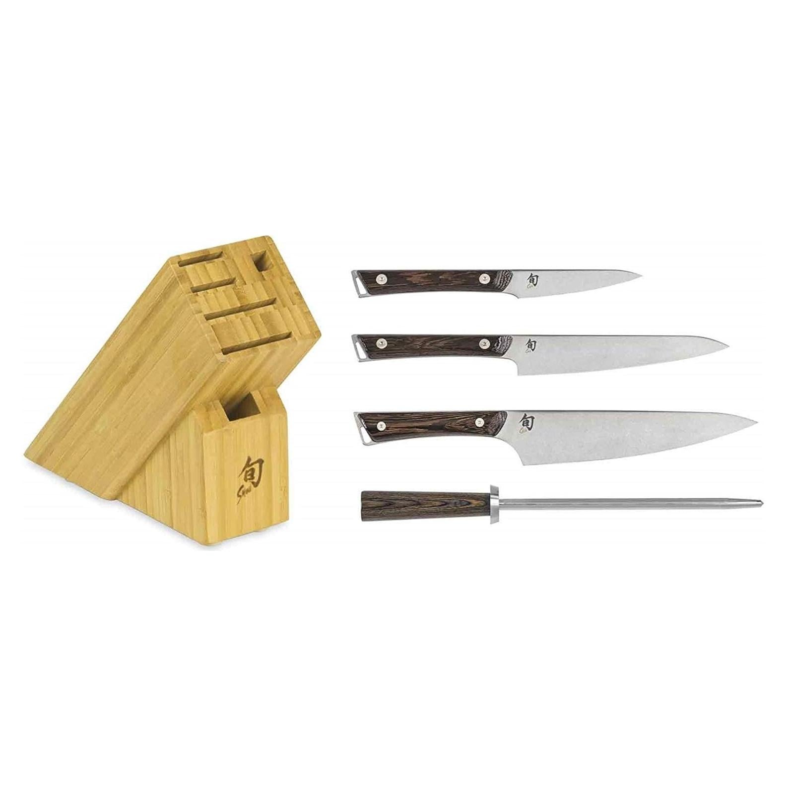 Juego de Bloque de Cuchillos Shun Kanso 5 Piezas 2.24 kg