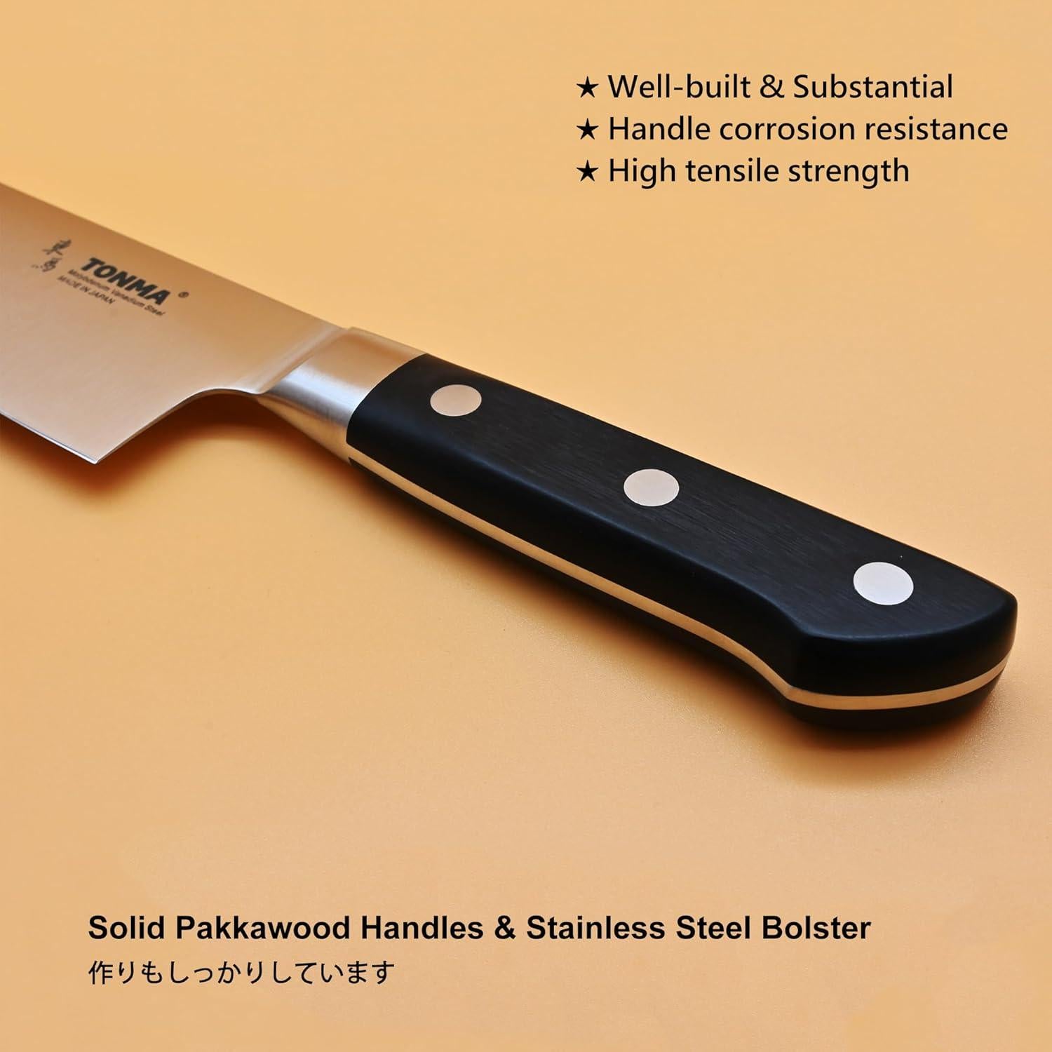 Cuchillo de Chef Japonés TONMA TCK-1 20.8 cm Acero Inoxidable