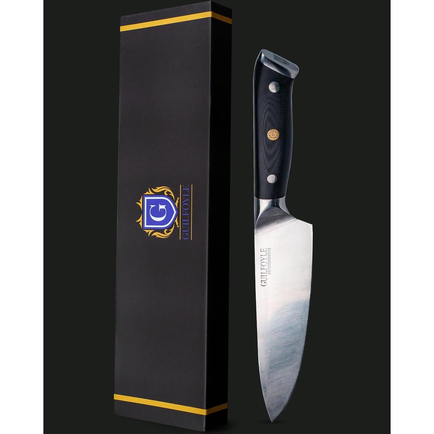 Cuchillo de Chef Guilfoyle 20 cm Acero Inoxidable G10