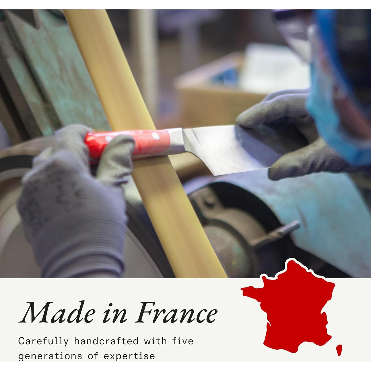 Made In Cookware - 9" Inch Bread Knife France - Full Tang With Harbour Blue Handle