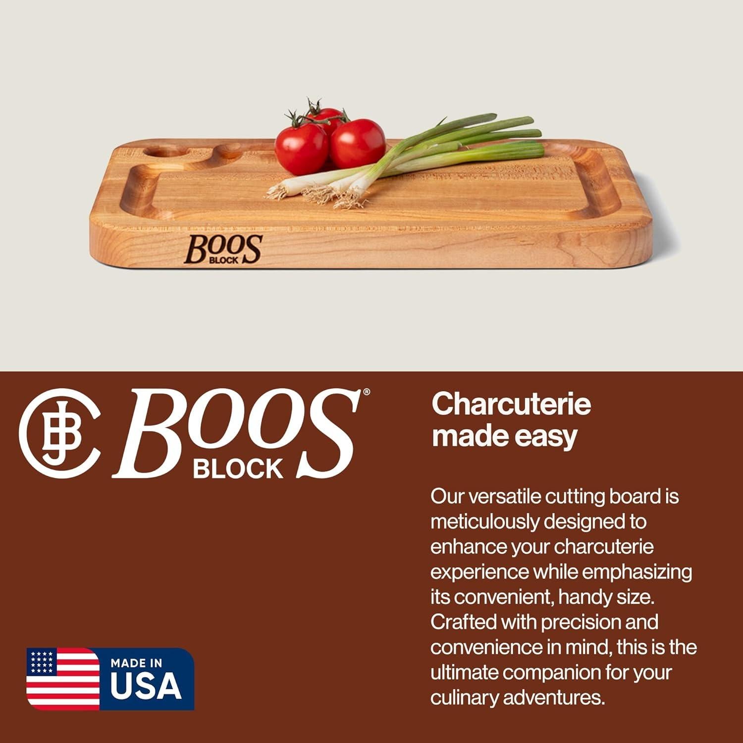 Tabla de Cortar de Madera John Boos Prestige 40.6x25.4cm Reversible