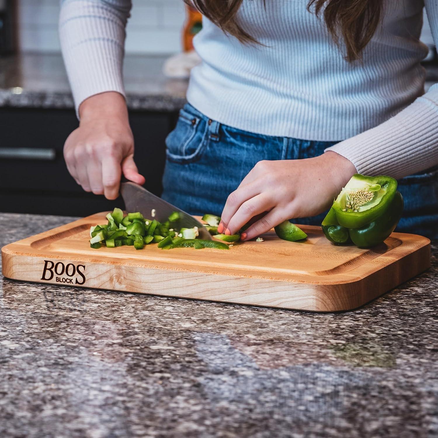 Tabla de Cortar de Madera John Boos Prestige 40.6x25.4cm Reversible