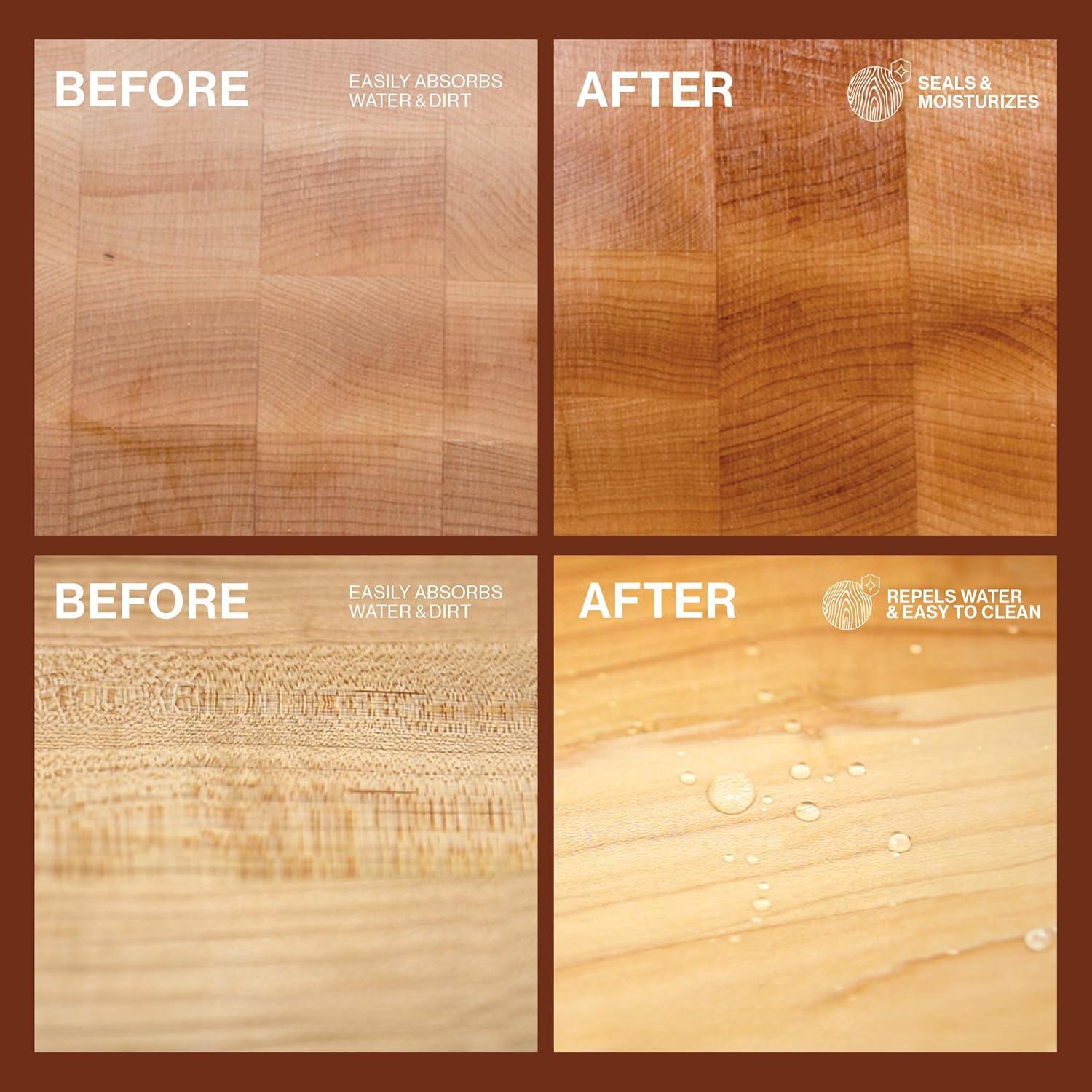 Juego de Cuidado 3 Piezas John Boos - Aceite y Crema para Madera