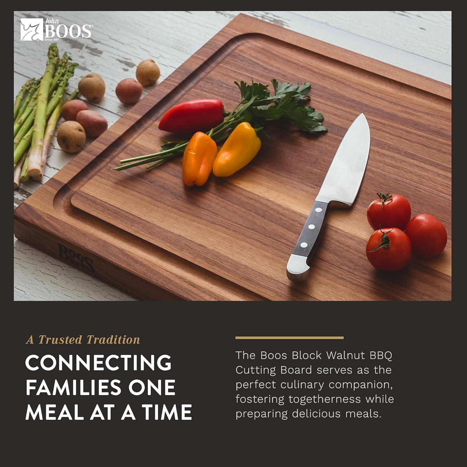 Tabla de Cortar de Madera John Boos BBQ 43x53cm Reversible