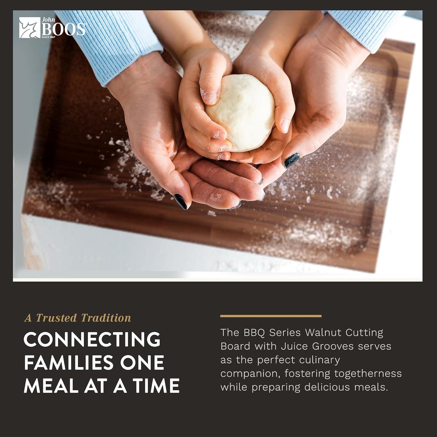 Tabla de Cortar de Madera de Nogal John Boos 45.72x30.48 cm