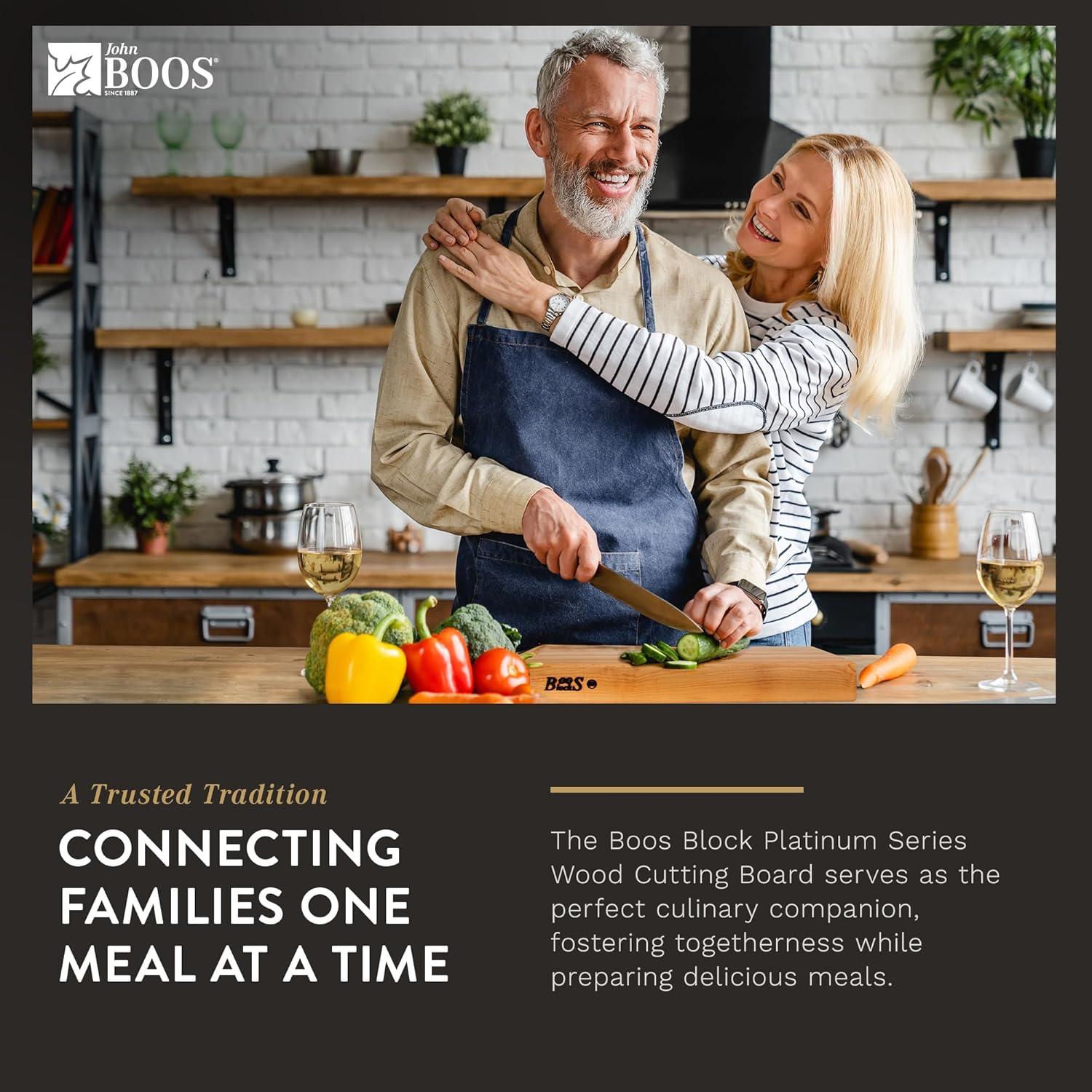 Tabla de Cortar de Madera de Arce John Boos R1812 45.72x30.48 cm