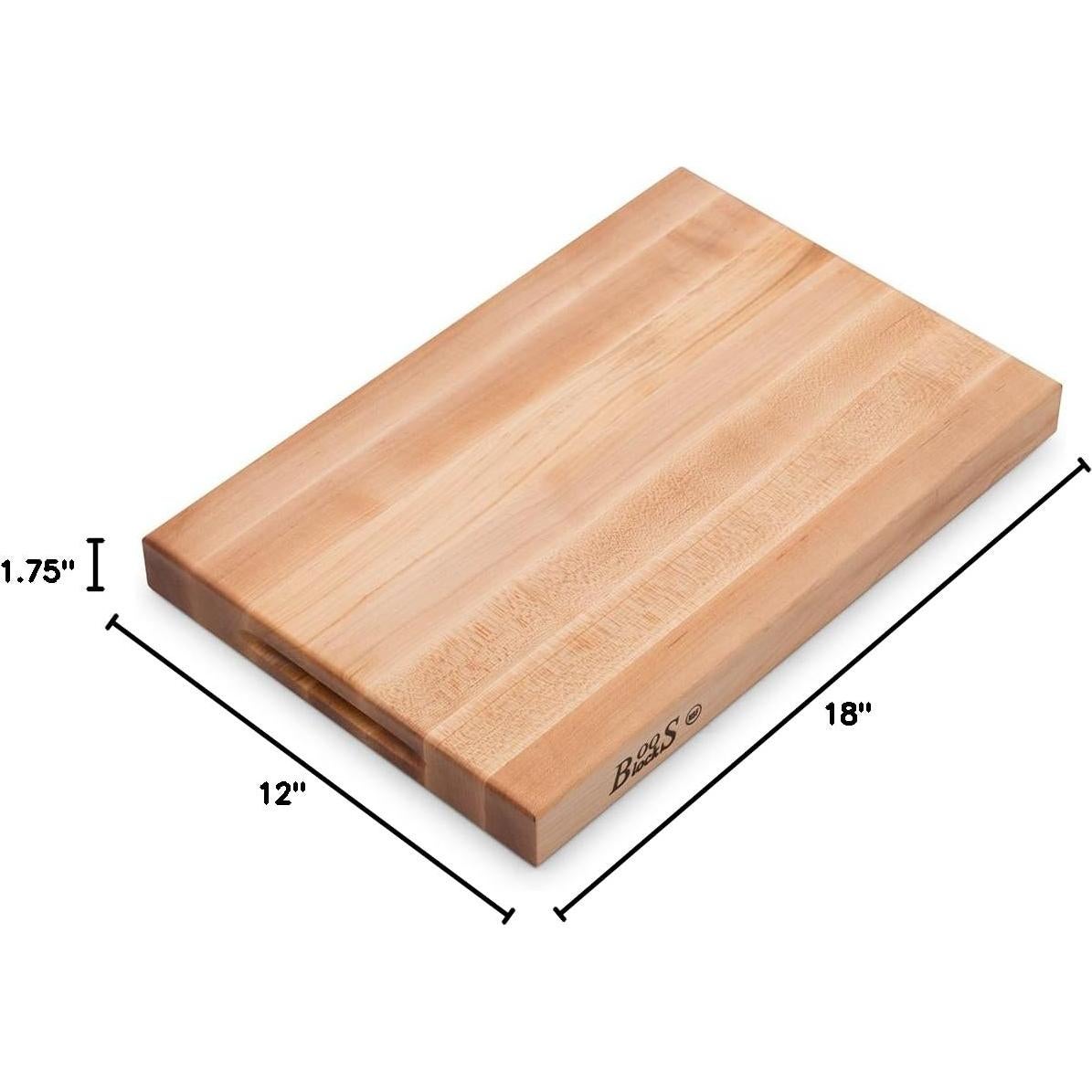Tabla de Cortar de Madera de Arce John Boos R1812 45.72x30.48 cm