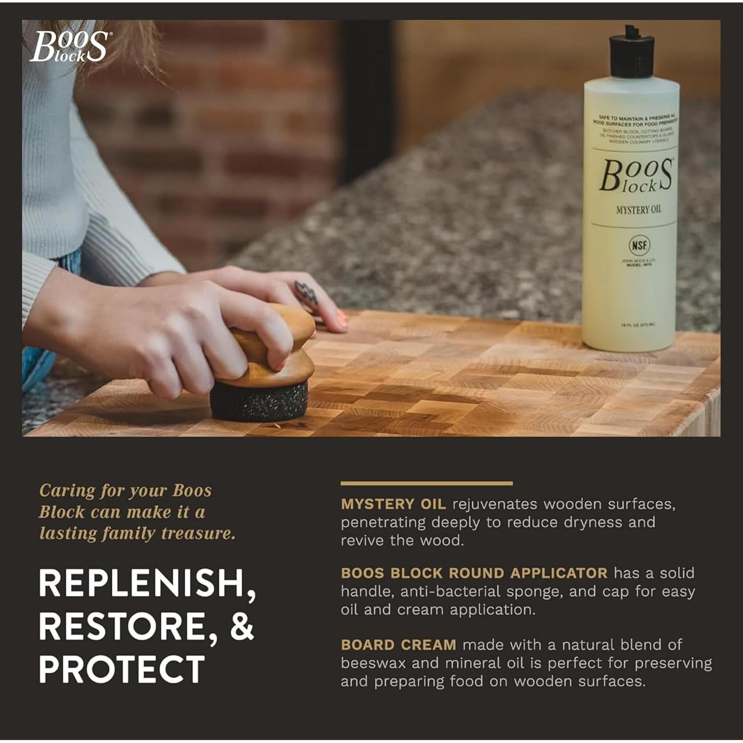 Aceite Misterioso John Boos 473 mL para Tablas de Cortar