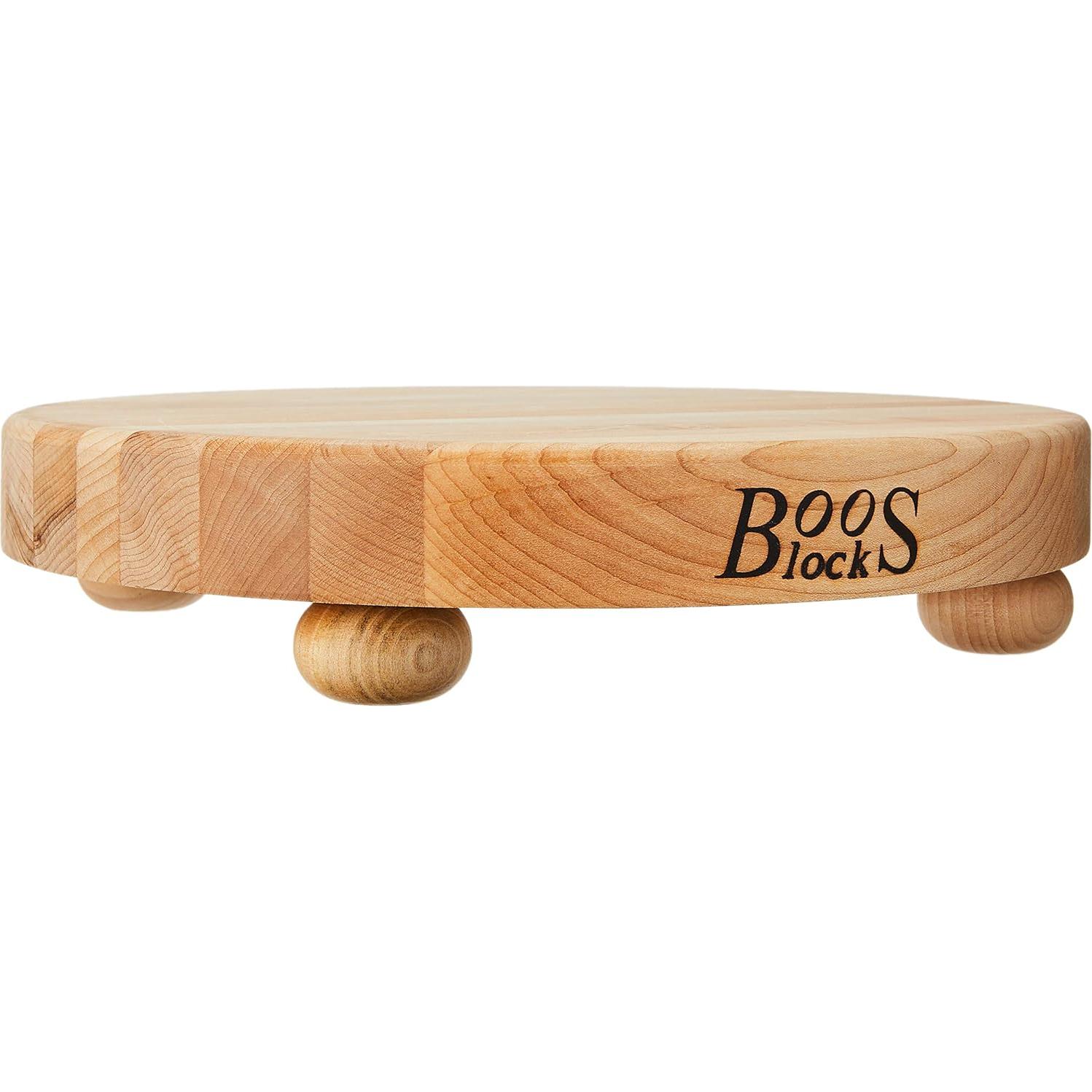 Tabla de Cortar Redonda de Madera de Arce John Boos 30.5 cm