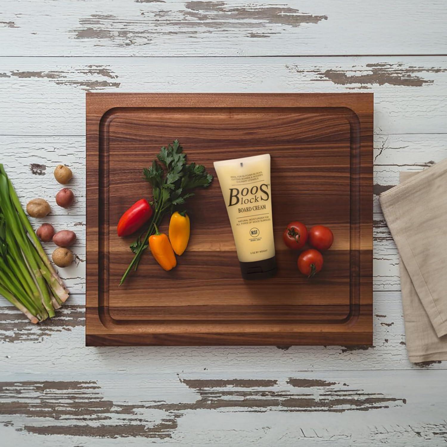 Tabla de Cortar Reversible John Boos de Madera de Nogal 53.3x43.2 cm