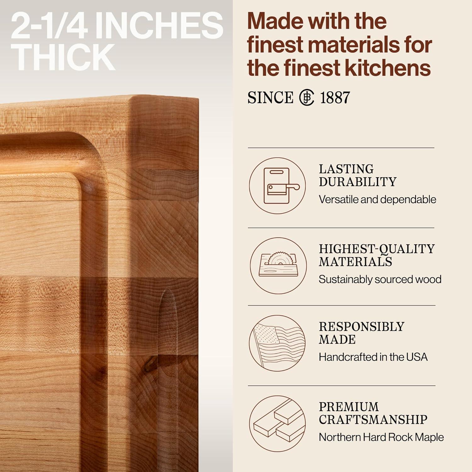 Tabla de Cortar de Madera John Boos RA-Board 50.8x38.1cm Reversible