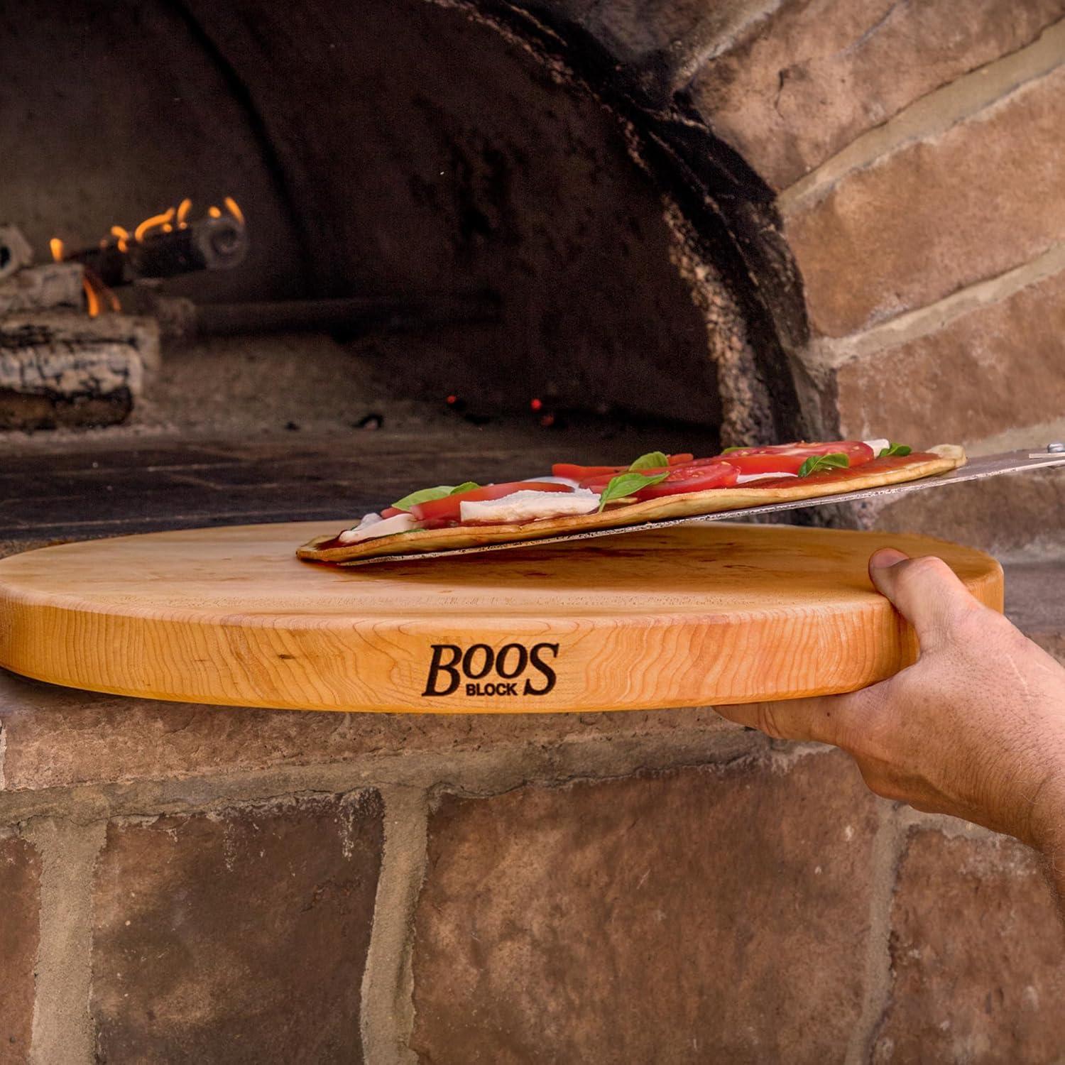 Tabla de Cortar Redonda John Boos R-Board 45.72cm Arce Reversible