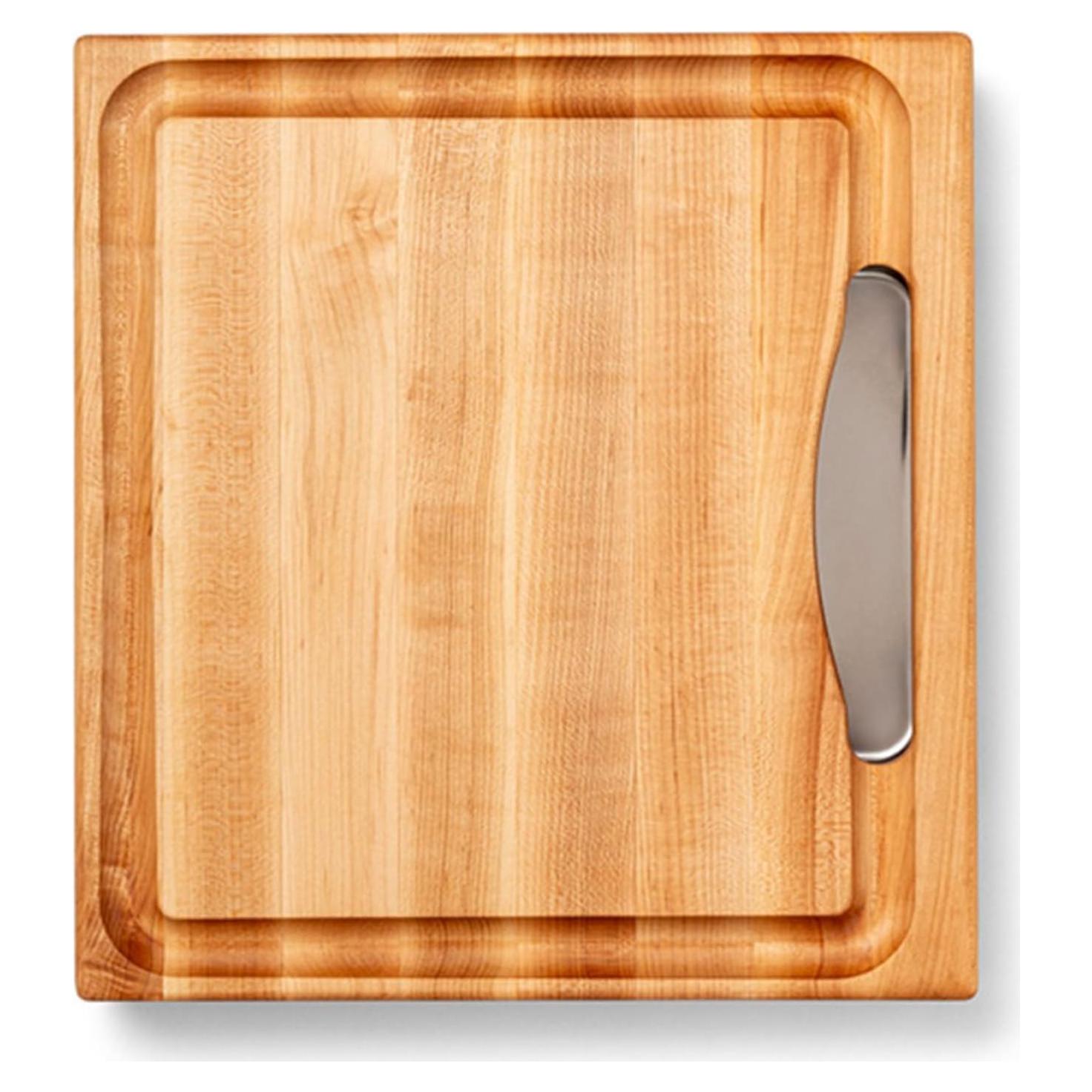 Tabla de Cortar John Boos de Madera de Arce 38x36 cm Reversible