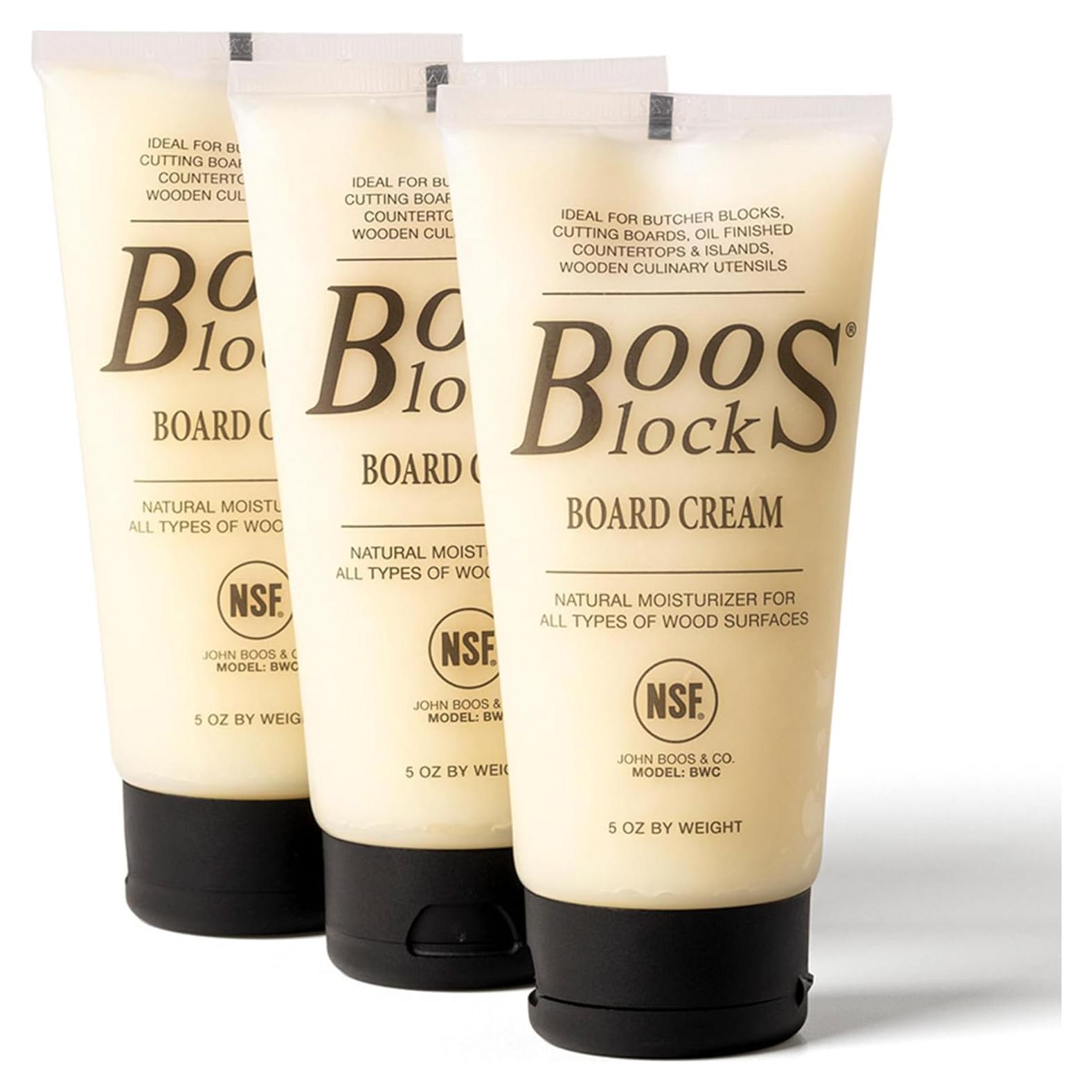 Crema para Tablas John Boos 3-Pack 142g - Acondicionador Madera