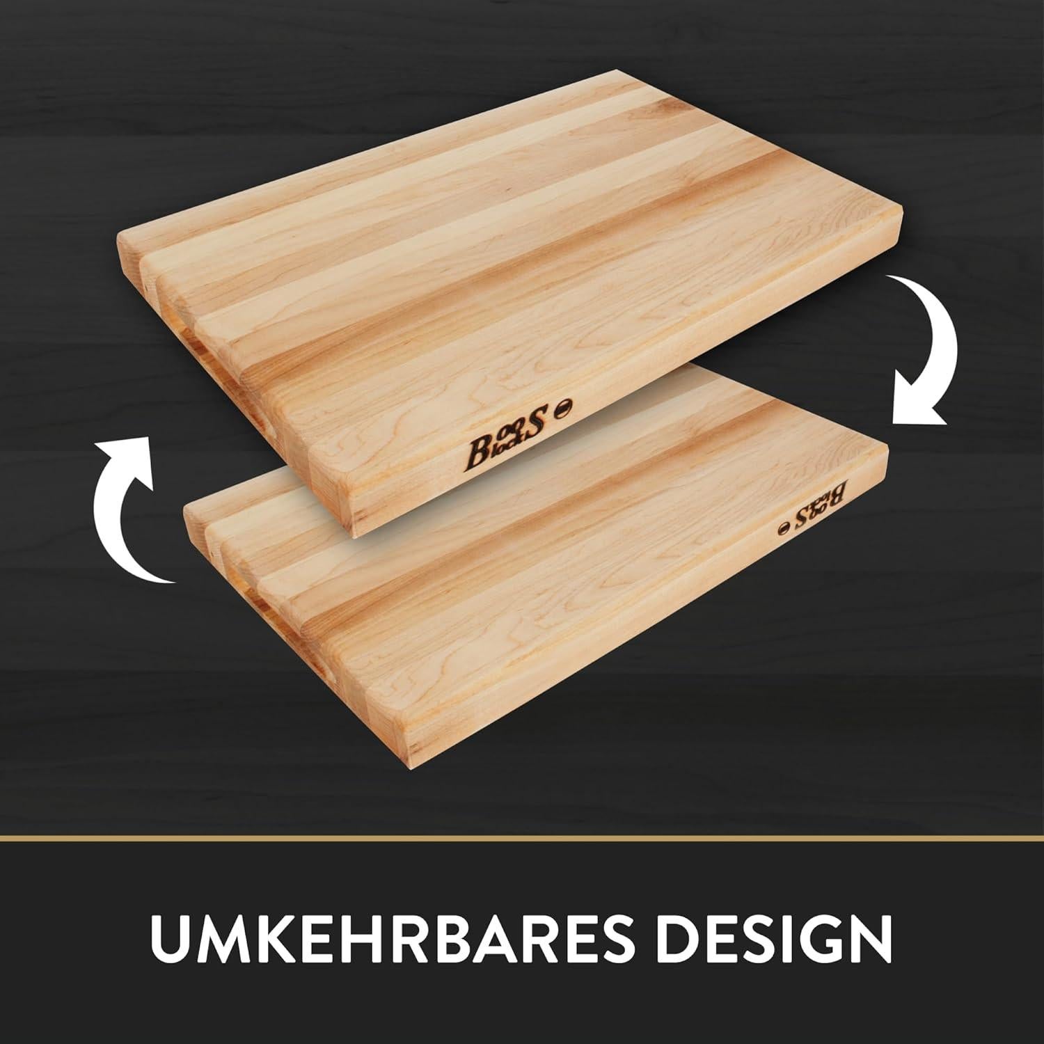 Tabla de Cortar Boos Block de Arce Duro 40.1x24.9cm Reversible