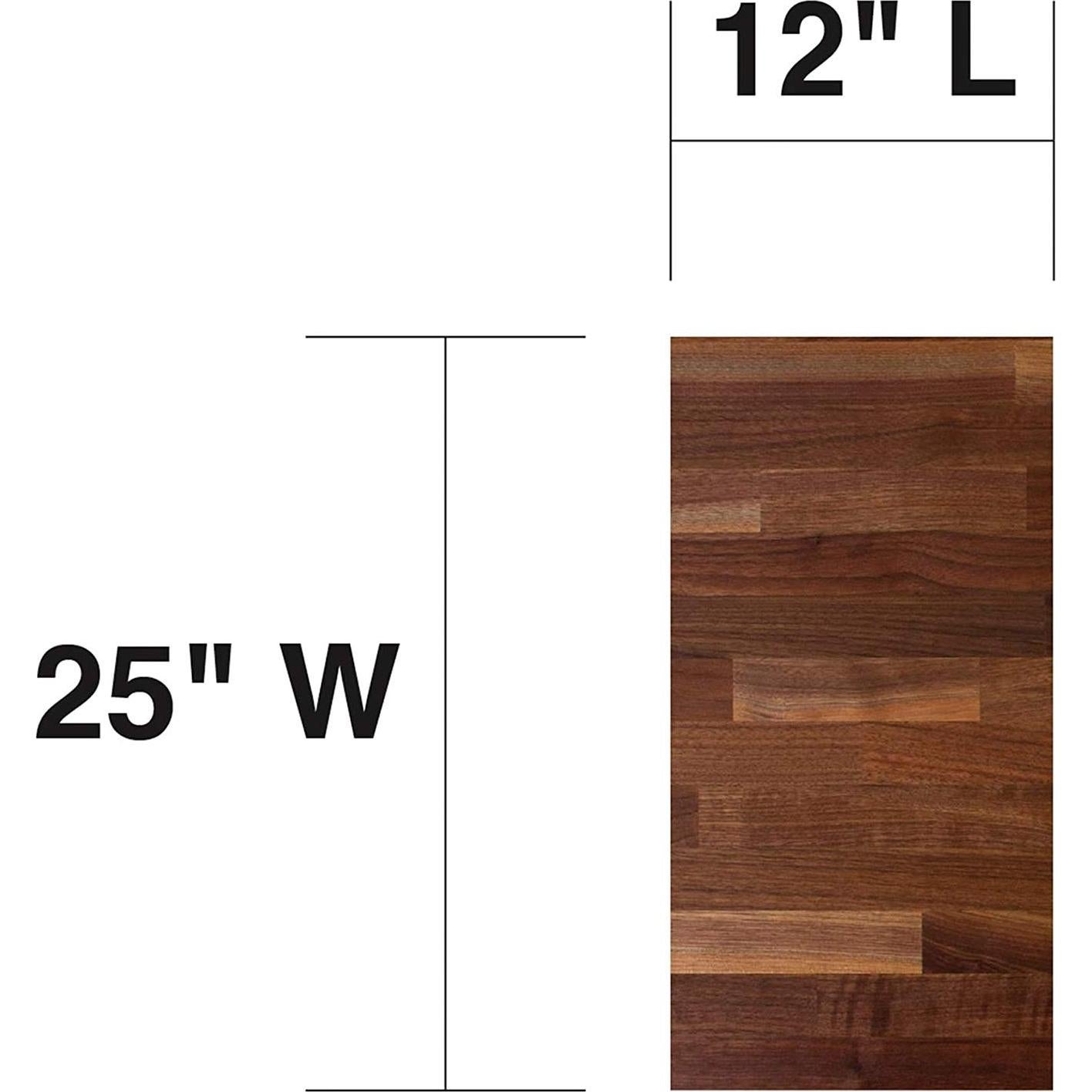 Tablero de Charcutería John Boos 63.5x30.5 cm Nogal Sólido