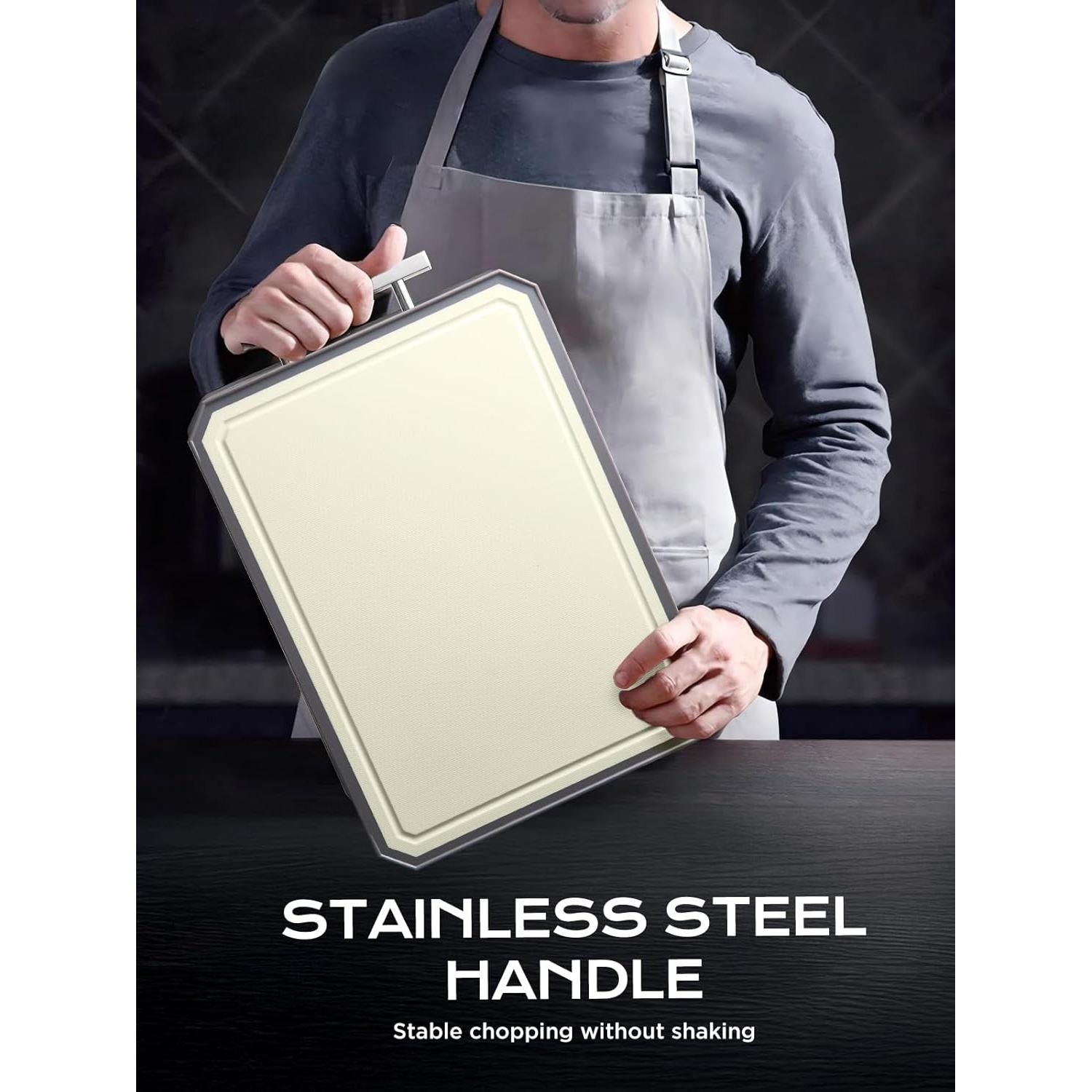 Tabla de Cortar Acero Inoxidable SNOWCLAD 40.64x27.94 cm