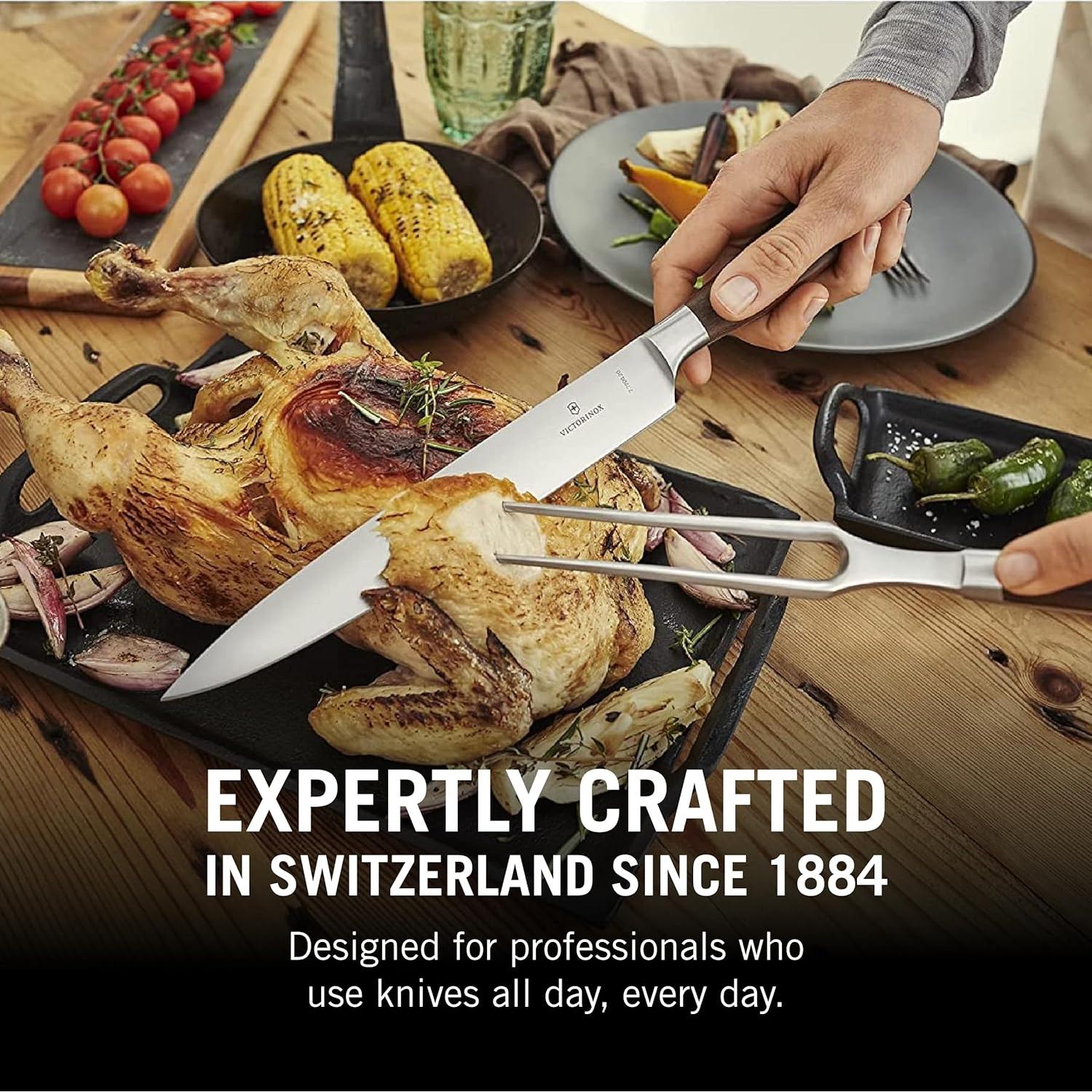 Cuchillo de Chef Victorinox 20 cm Acero Inoxidable Mango Madera