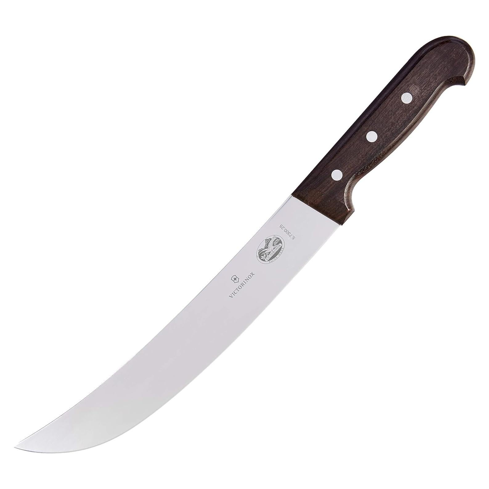 Cuchillo Cimeter Curvado Victorinox 25.4 cm Mango Madera