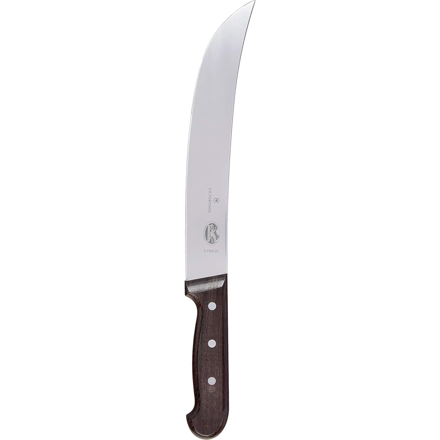 Cuchillo Cimeter Curvado Victorinox 25.4 cm Mango Madera