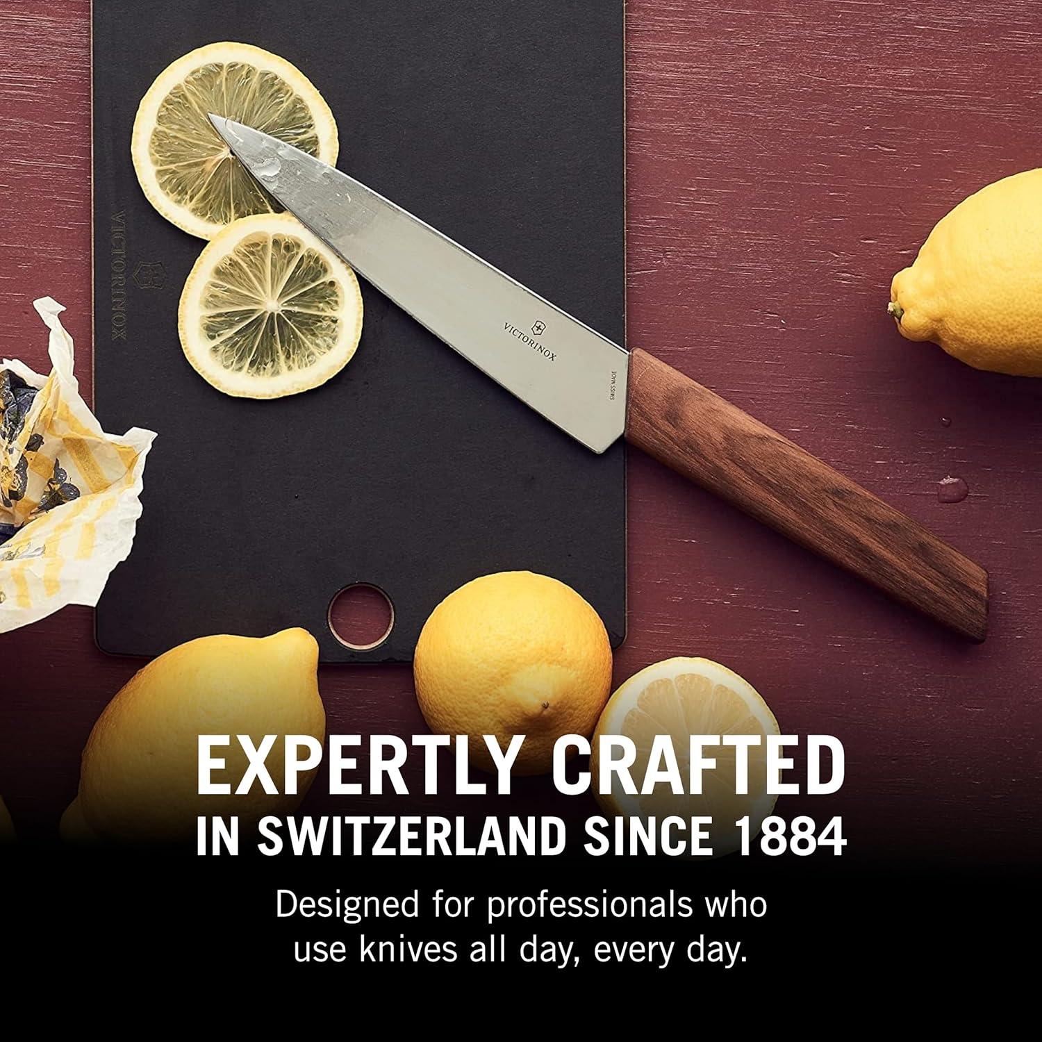 Cuchillo de Carving Victorinox 20 cm Acero Inoxidable Nogal