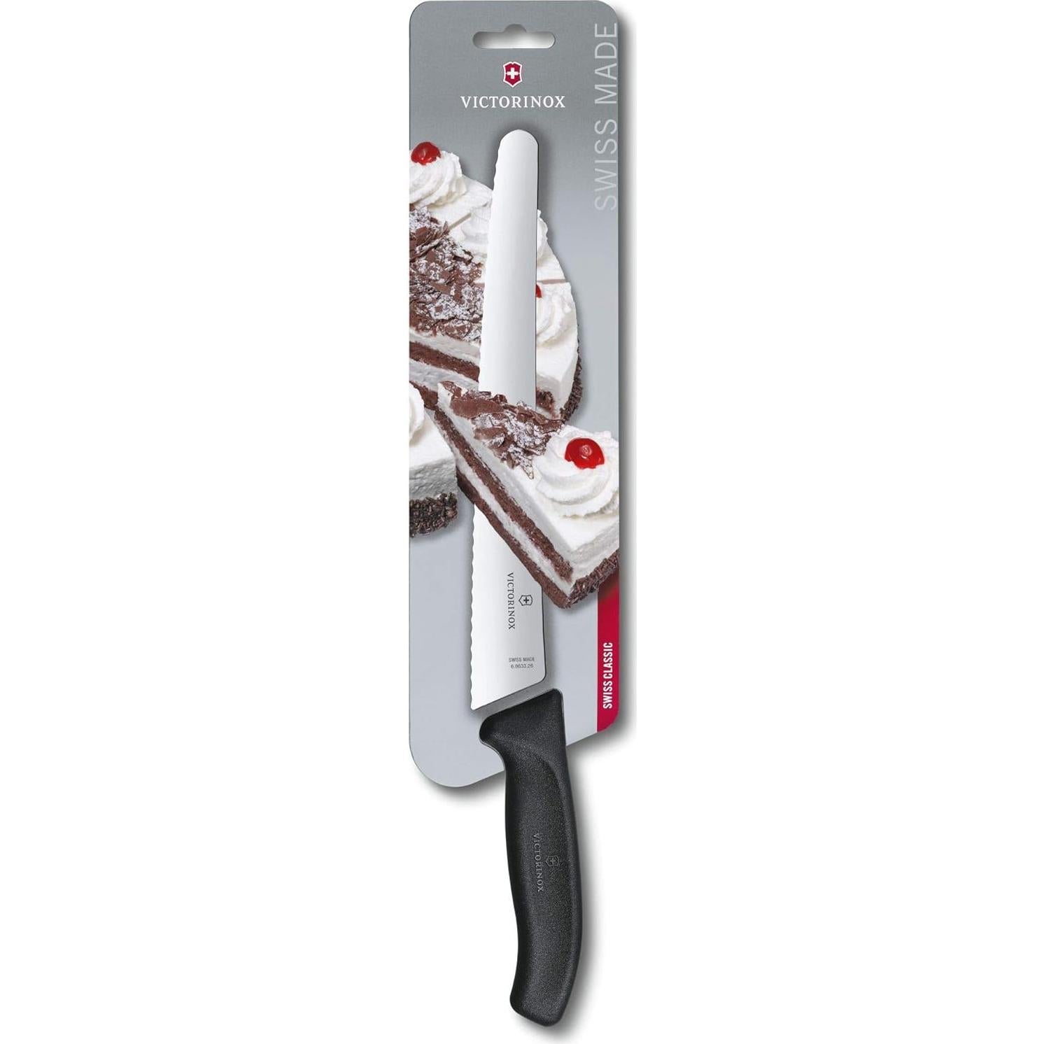 Cuchillo de Pastelería Victorinox 26 cm Acero Inoxidable Negro