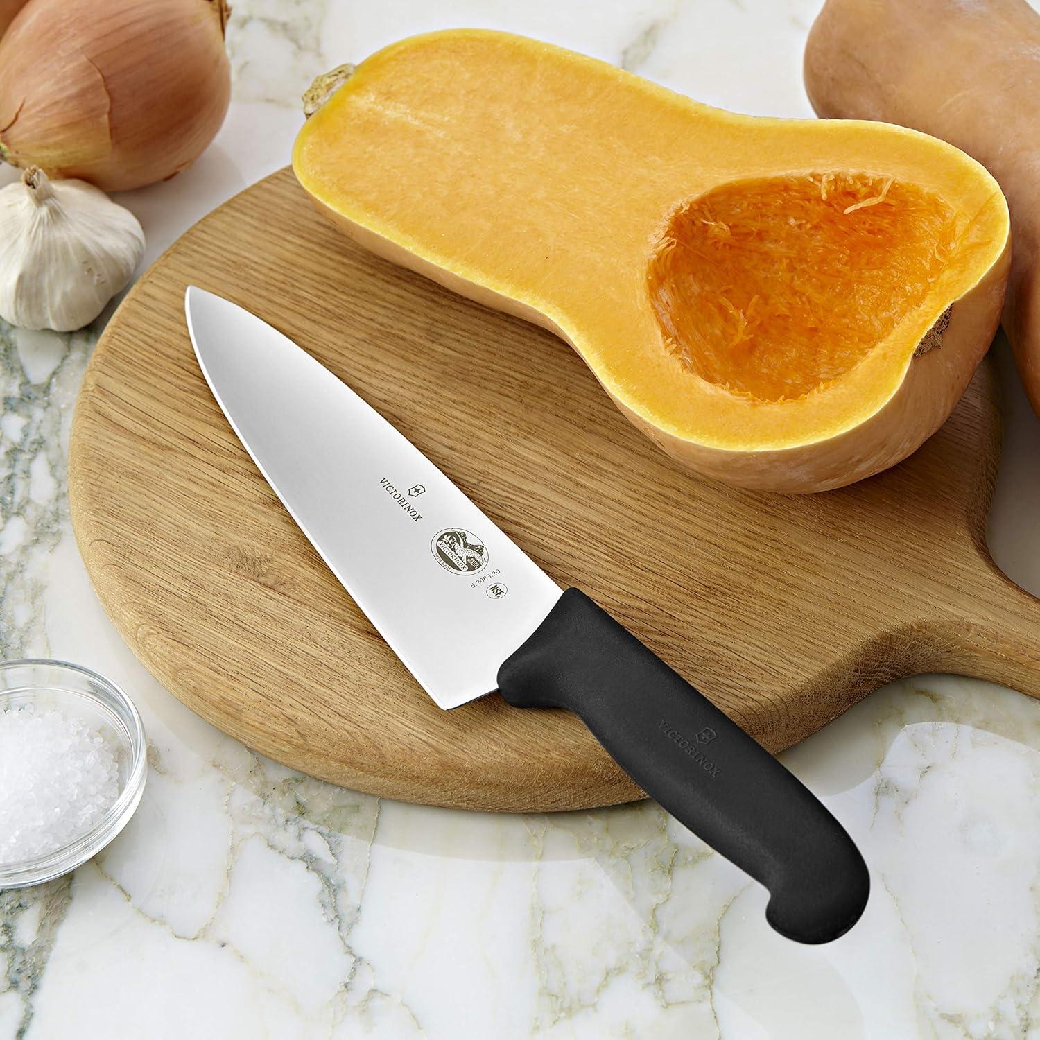 Juego de cuchillos de cocina Victorinox 3 piezas Fibrox negro