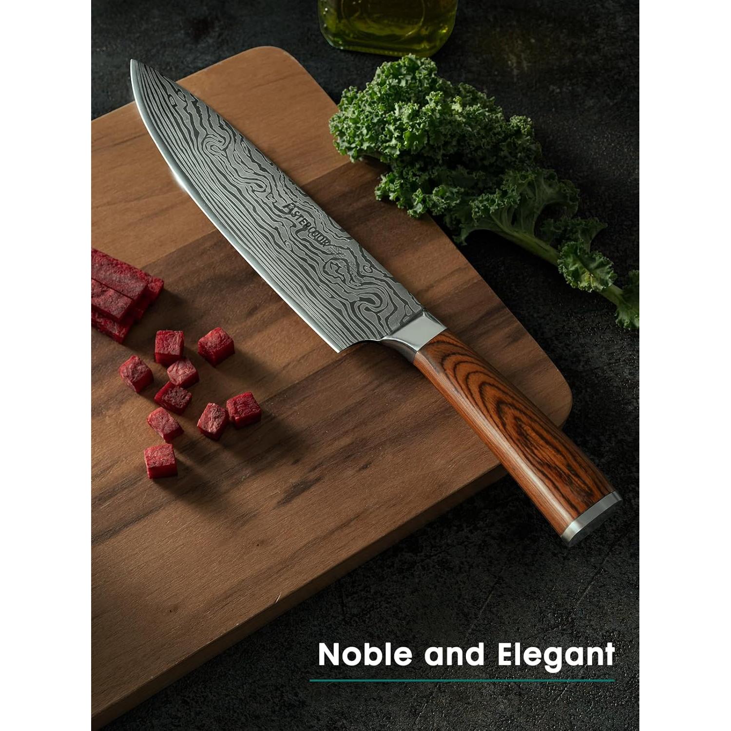 Cuchillo de Chef Astercook 20.32 cm Acero Inoxidable Profesional