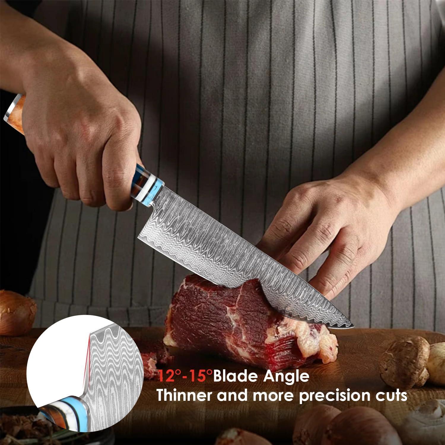 Cuchillo de Chef Kuwata 20 cm Damasco VG10 Acero Inoxidable