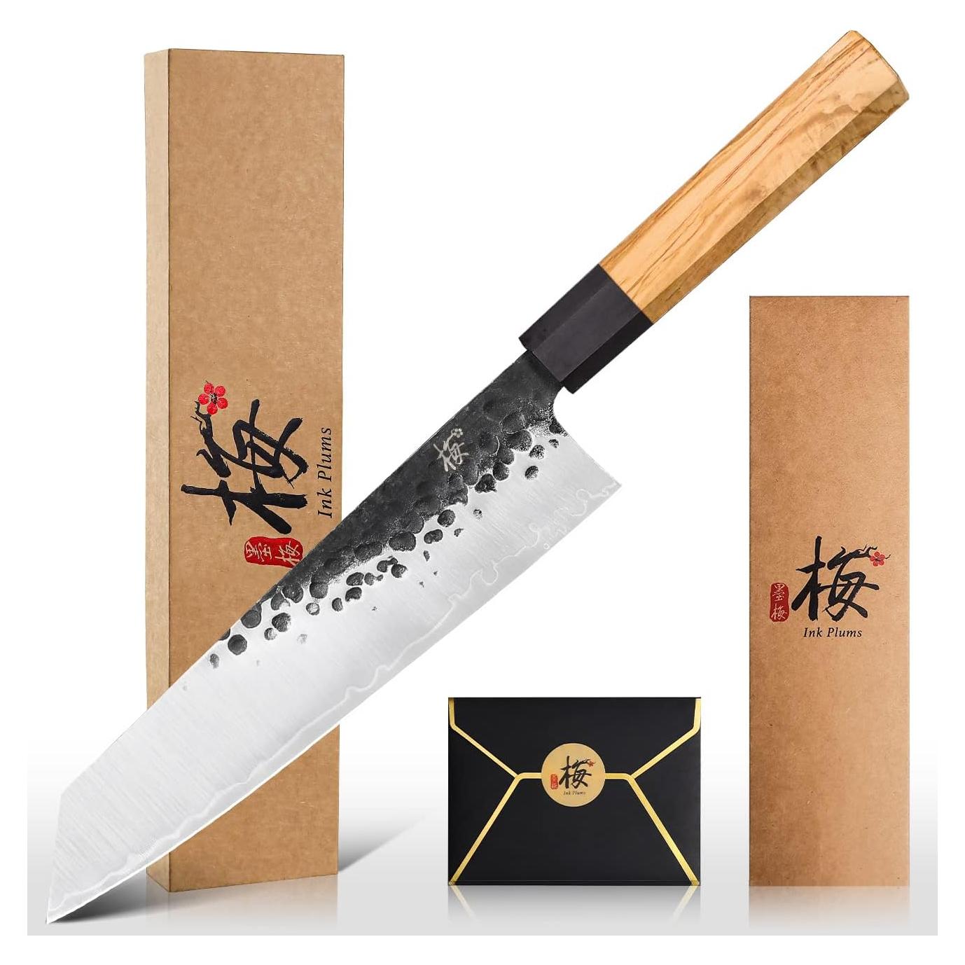 Cuchillo de Chef Kiritsuke 23 cm Tinta de Ciruelas Acero Inoxidable