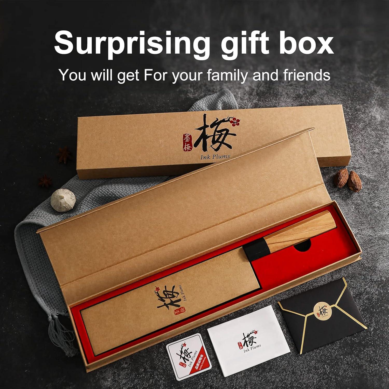 Cuchillo de Chef Kiritsuke 23 cm Tinta de Ciruelas Acero Inoxidable