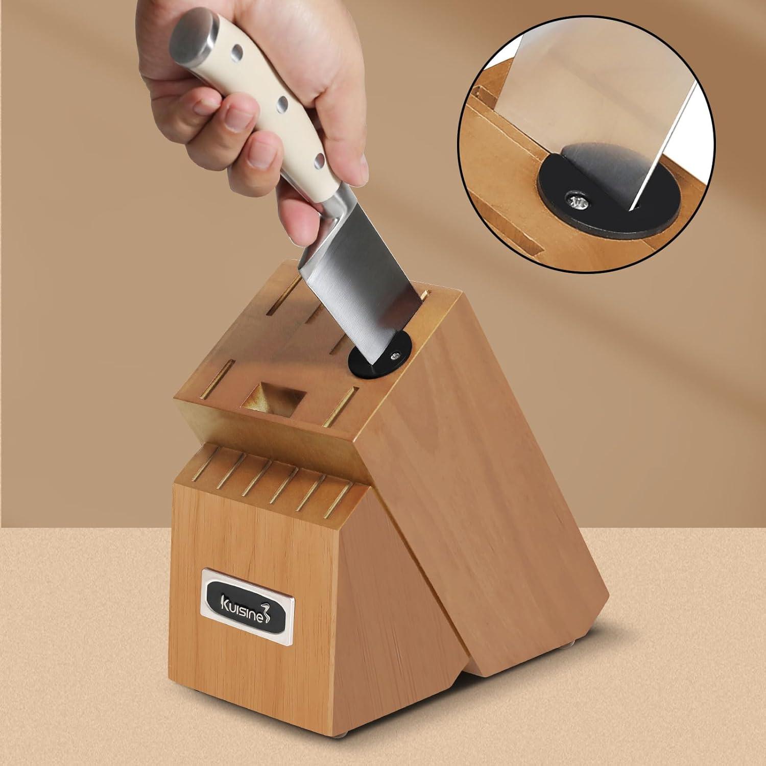 Juego de Cuchillos de Chef Kuisine 15 Piezas Acero Inoxidable